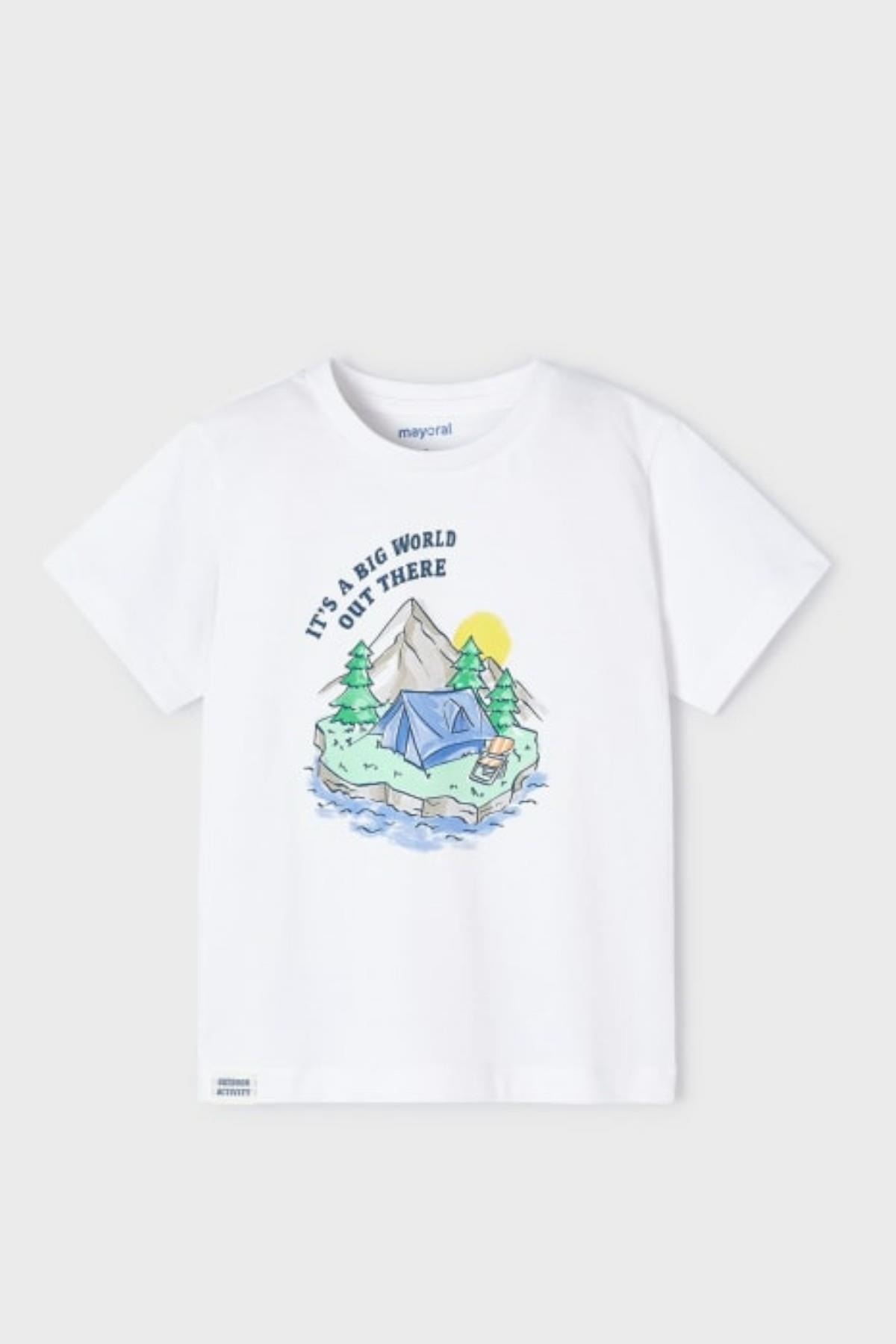 Mayoral Erkek Çocuk 3-9 Yaş Kısa Kol İkili T-shirt Set 3005 Mavi