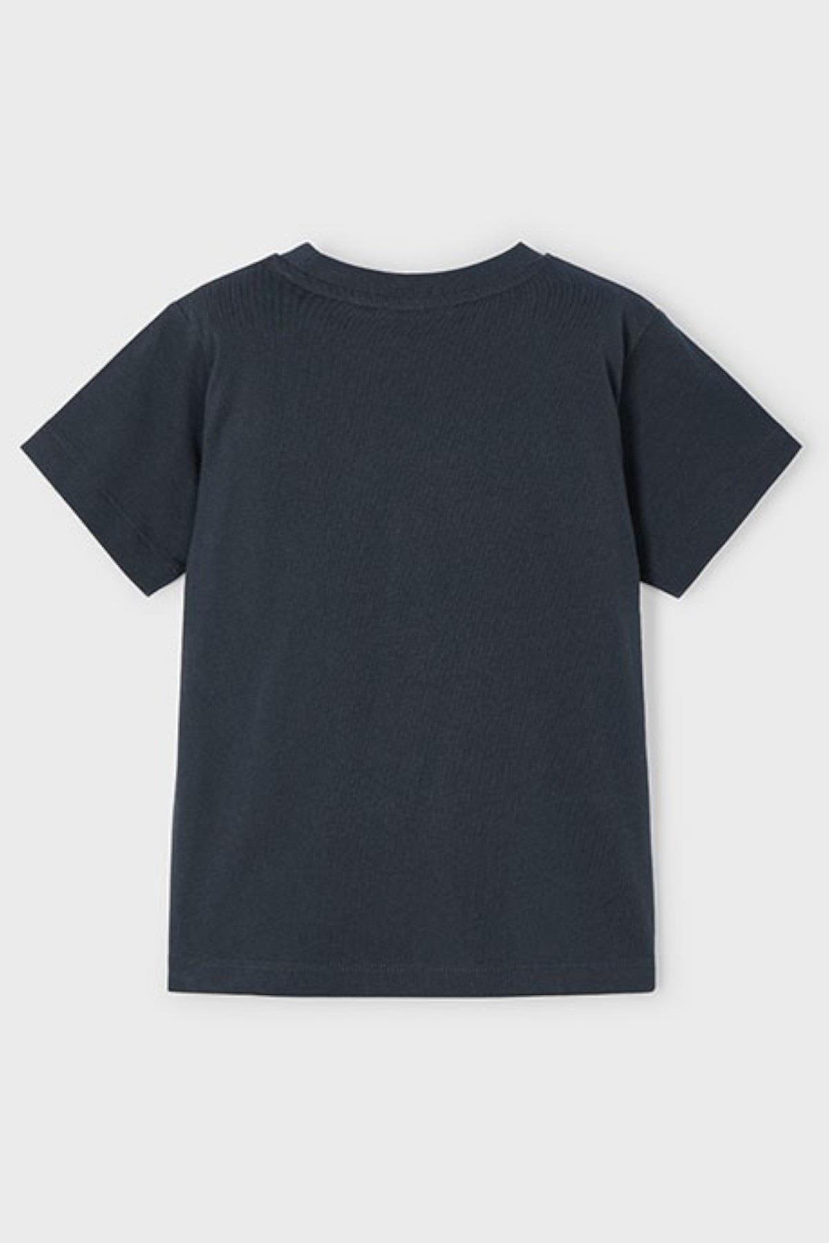 Mayoral Erkek Çocuk 3-9 Yaş Neon Baskılı Kısa Kol T-shirt 3037 Antrasit