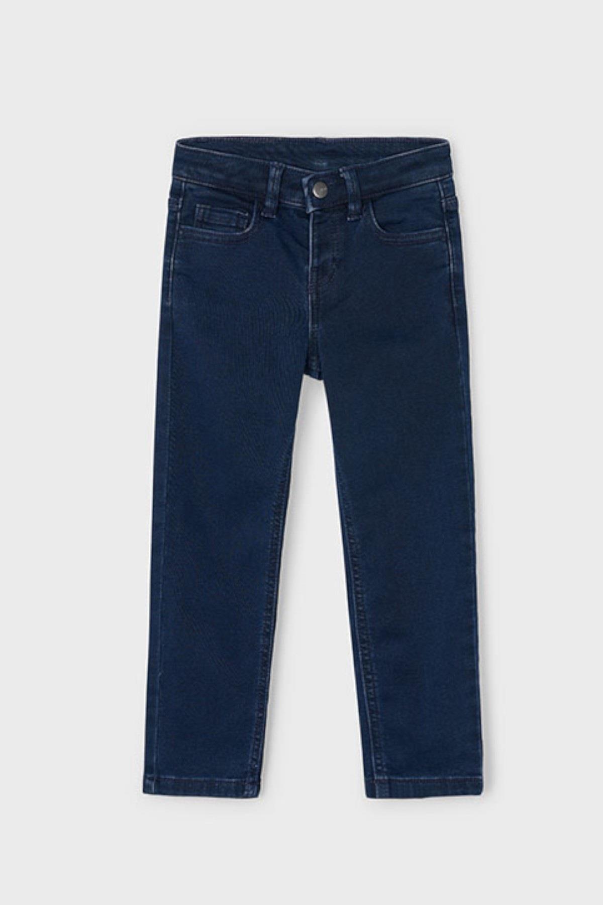Mayoral Erkek Çocuk 4-9 Yaş Bol Kesim Denim Pantolon Lacivert
