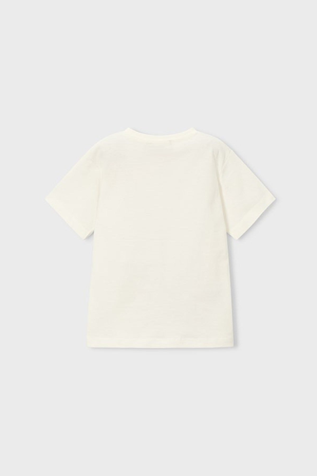 Mayoral Erkek Çocuk 4-9 Yaş Futbol Desenli Kısa Kol T-Shirt Beyaz