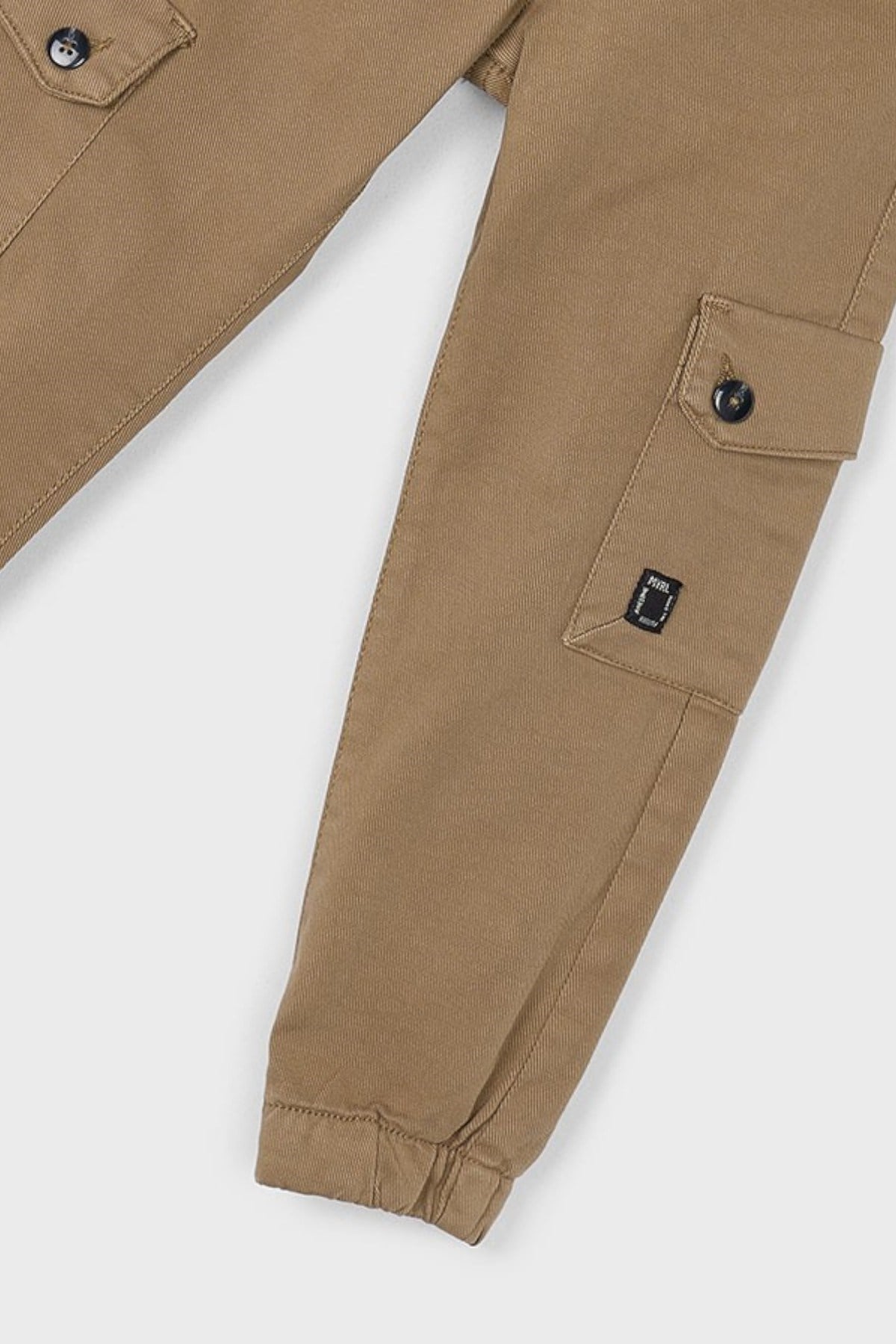 Mayoral Erkek Çocuk 4-9 Yaş Kargo Cep Lastikli Paça Pantolon Camel