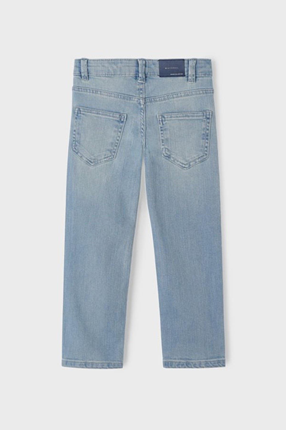 Mayoral Erkek Çocuk 4-9 Yaş Regular Fit Denim Pantolon 540 Mavi