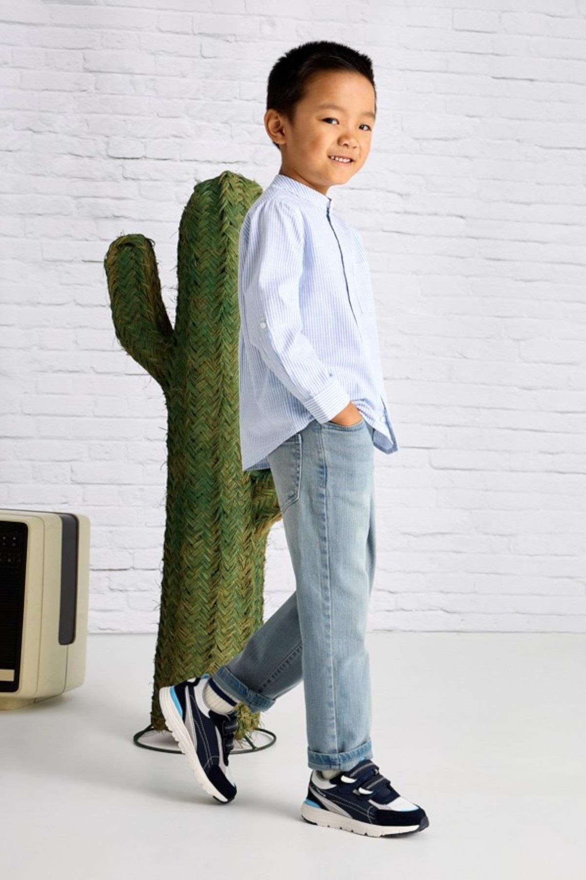 Mayoral Erkek Çocuk 4-9 Yaş Regular Fit Denim Pantolon 540 Mavi