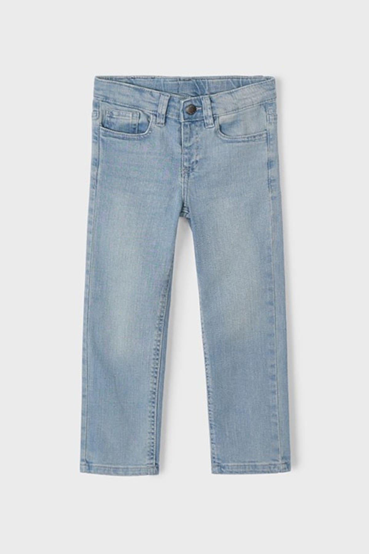 Mayoral Erkek Çocuk 4-9 Yaş Regular Fit Denim Pantolon 540 Mavi
