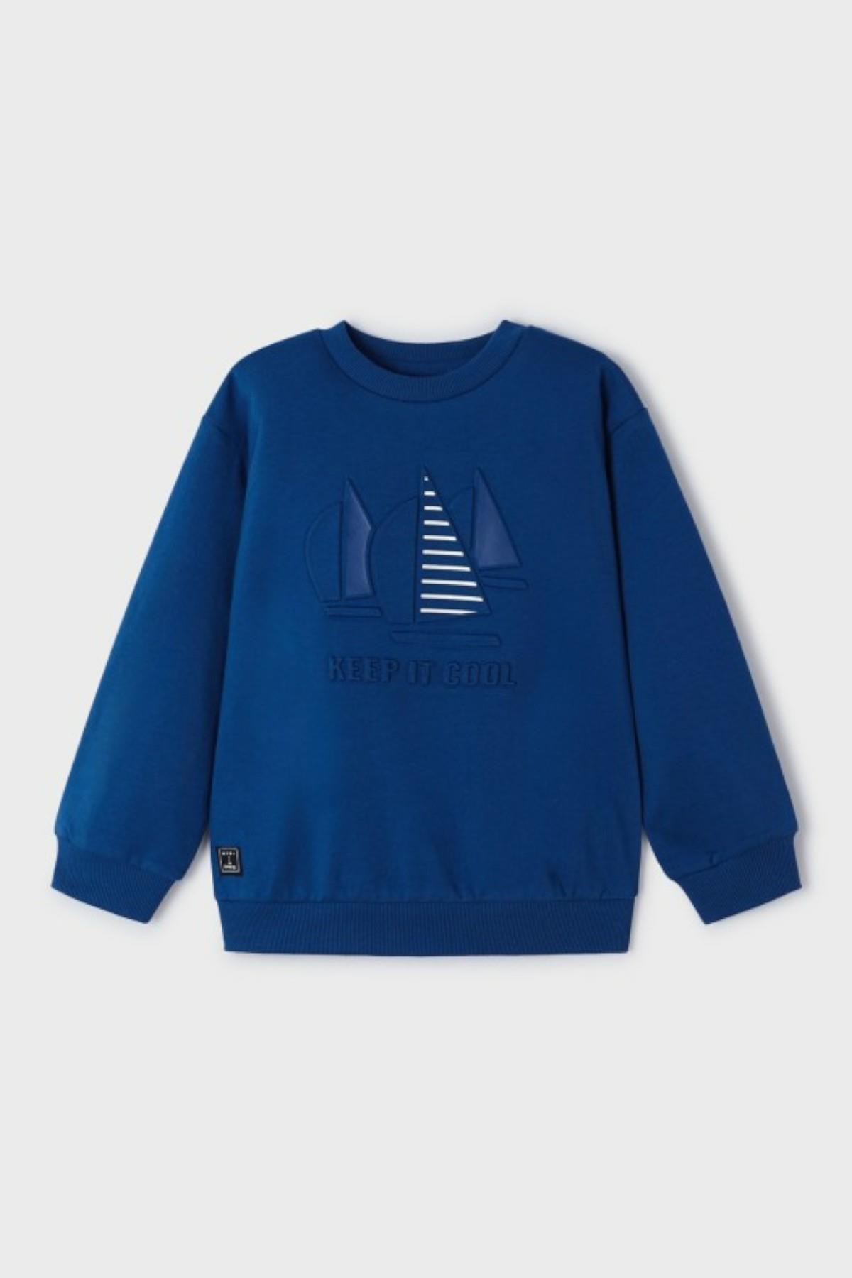Mayoral Erkek Çocuk 5-9 Yaş Sweatshirt 3481 Mavi