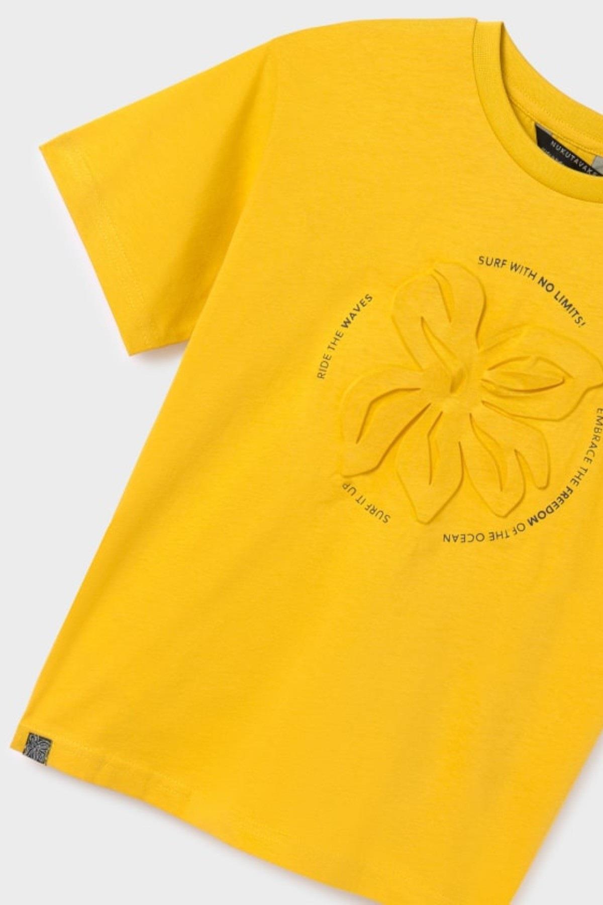 Mayoral Erkek Çocuk 8-16 Yaş Kısa Kol T-shirt 6040 Sarı