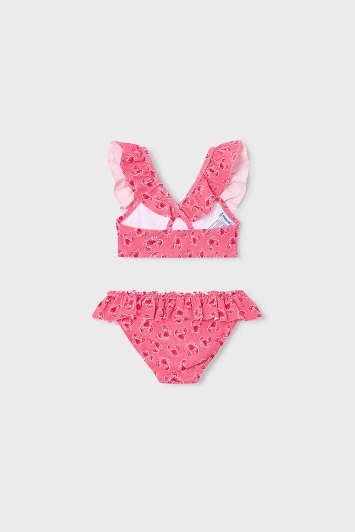 Mayoral Kız Çocuk 4-9 Yaş Fırfır Detaylı Bikini Takım Fuşya