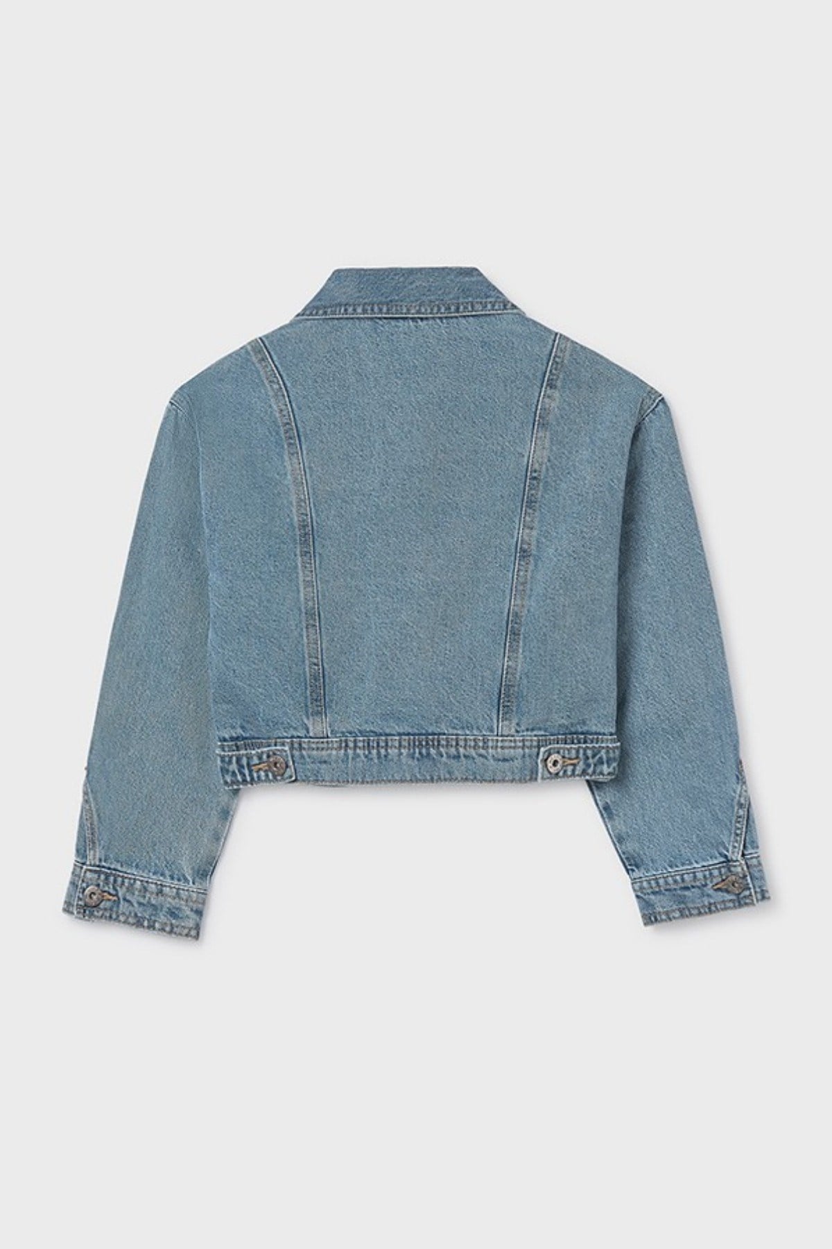Mayoral Kız Çocuk 8-18 Yaş Cep Detaylı Denim Ceket Kot Mavi