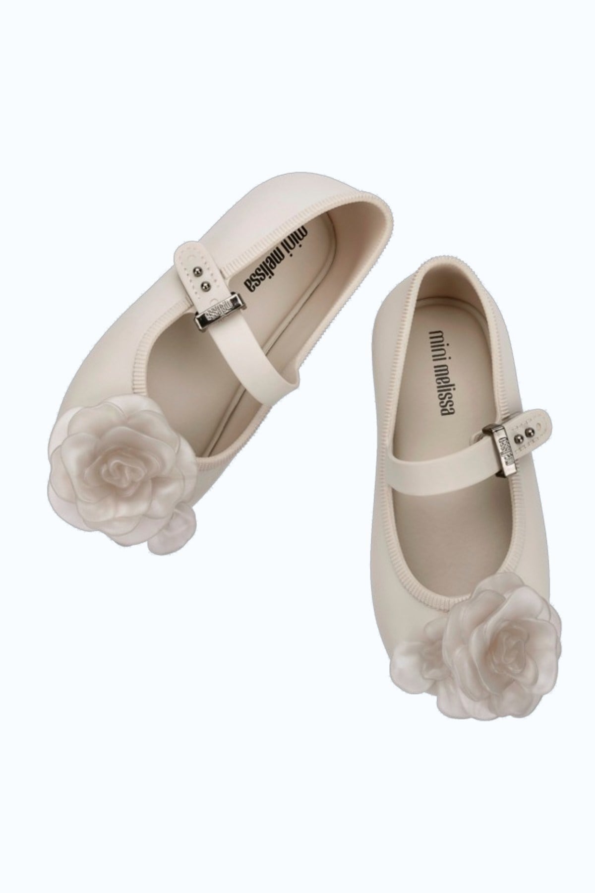 Mini Melissa Kız Çocuk 22-30 Numara Soft Ballerina Studs Petals Babet Krem