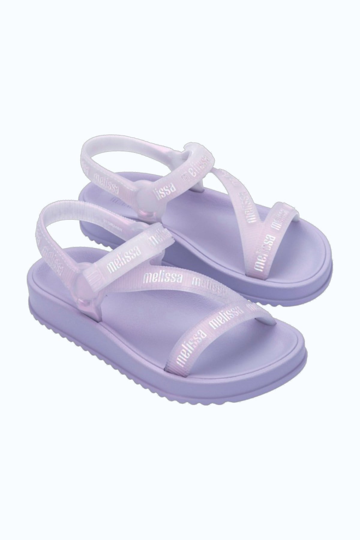 Mini Melissa 31-35 Numara Strıpes M Lover Sandalet Lila
