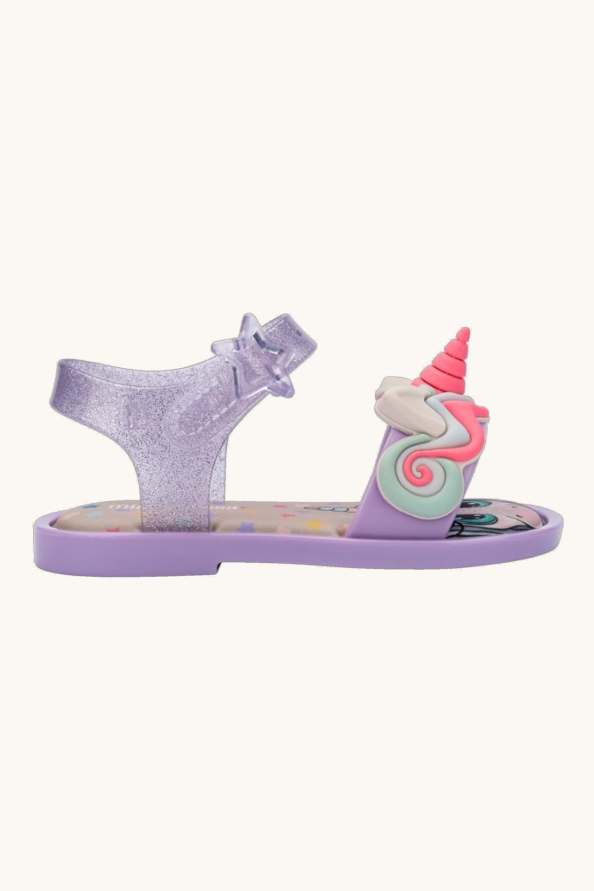 Mini Melissa Kız Çocuk 22-30 Numara MAR SANDAL UNI BB Sandalet Lila