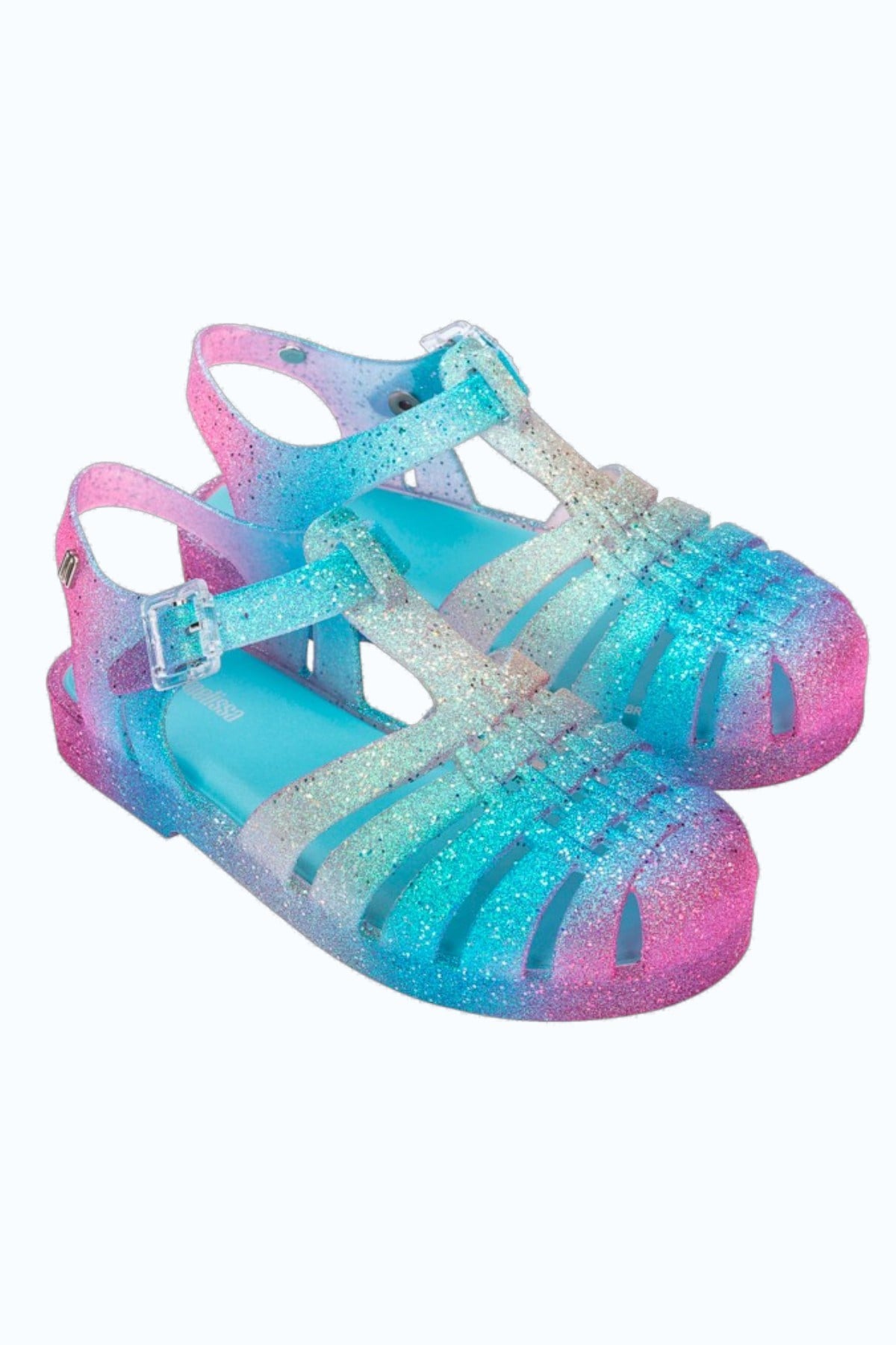 Mini Melissa Kız Çocuk 28-34 Numara POSSESSION GLITTER Sandalet Mavi