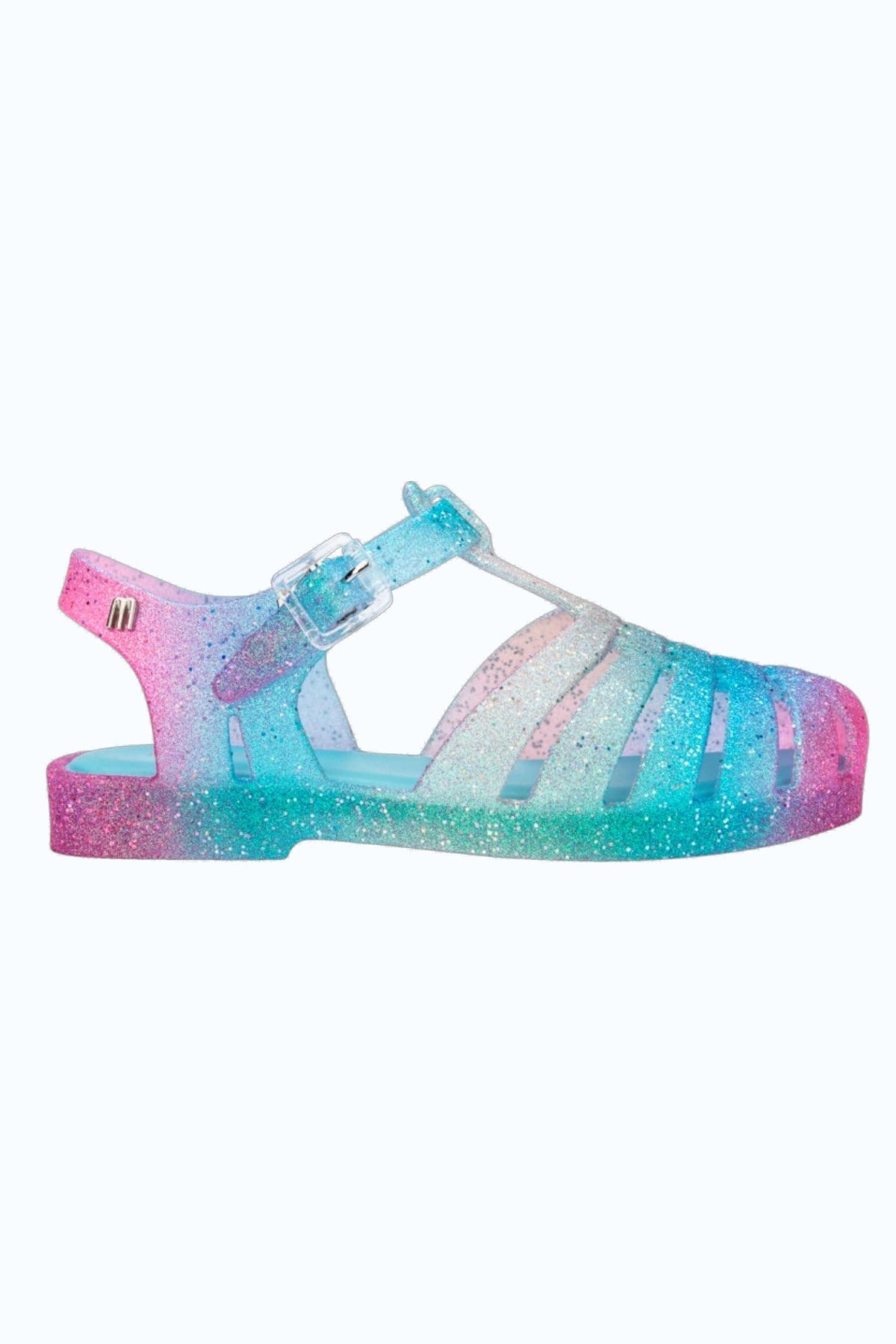 Mini Melissa Kız Çocuk 28-34 Numara POSSESSION GLITTER Sandalet Mavi