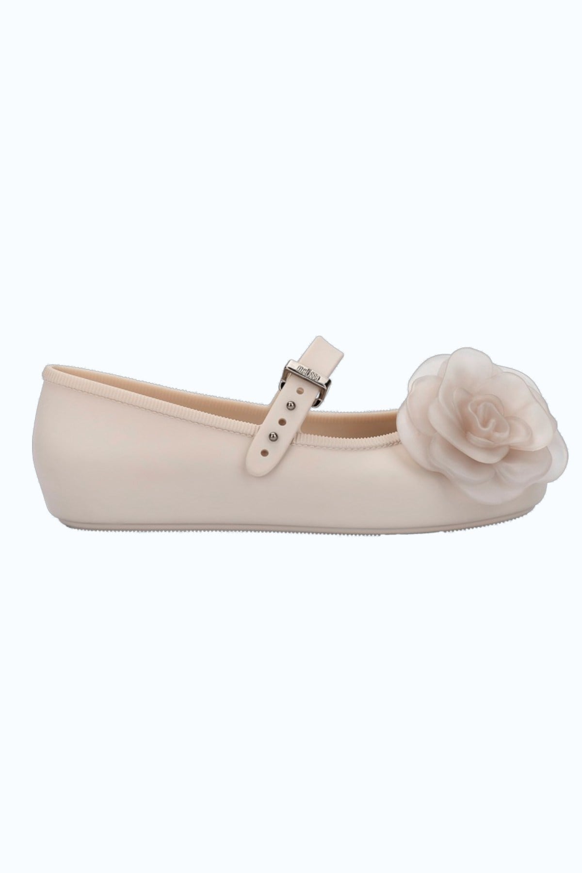 Mini Melissa Kız Çocuk 31-35 Numara Soft Ballerina Studs Petals Babet Krem