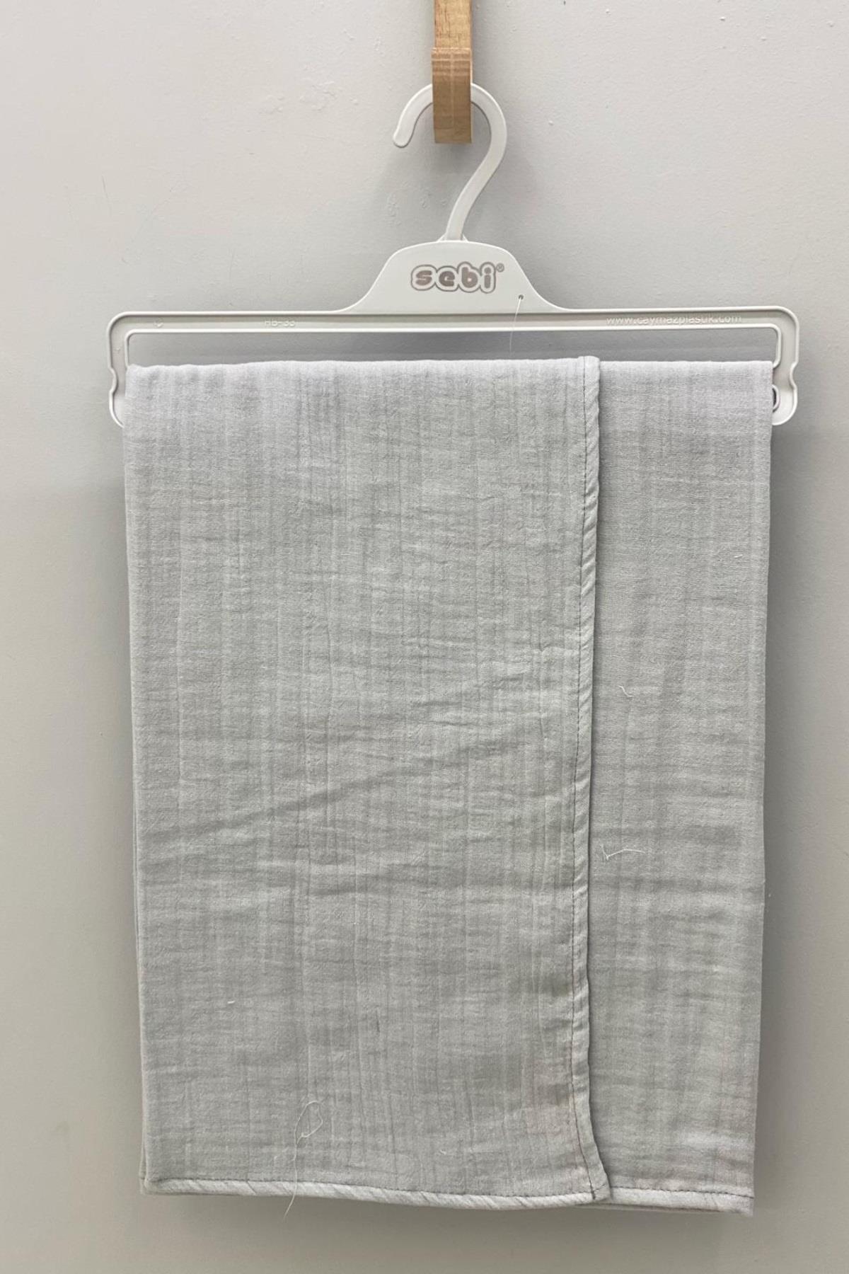 Mojo Bebek Unisex Çok Amaçlı Müslin Örtü 9211 Gri
