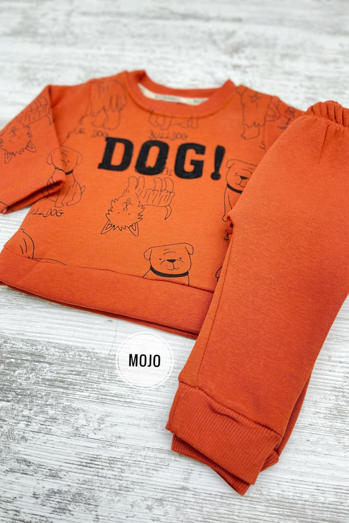 Mojo Erkek Bebek 6-24 Ay Kışlık İçi Polar Eşofman Takımı 620