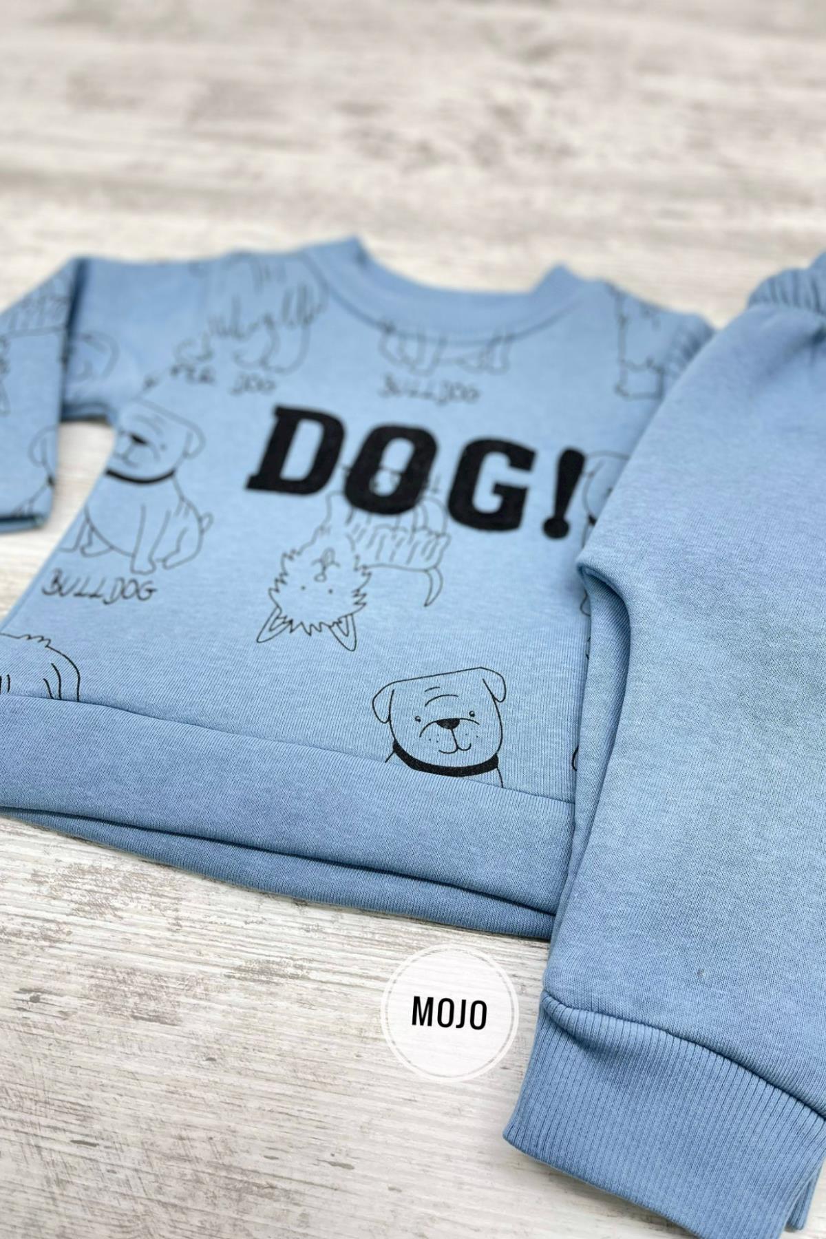Mojo Erkek Bebek 6-24 Ay Kışlık İçi Polar Eşofman Takımı 620
