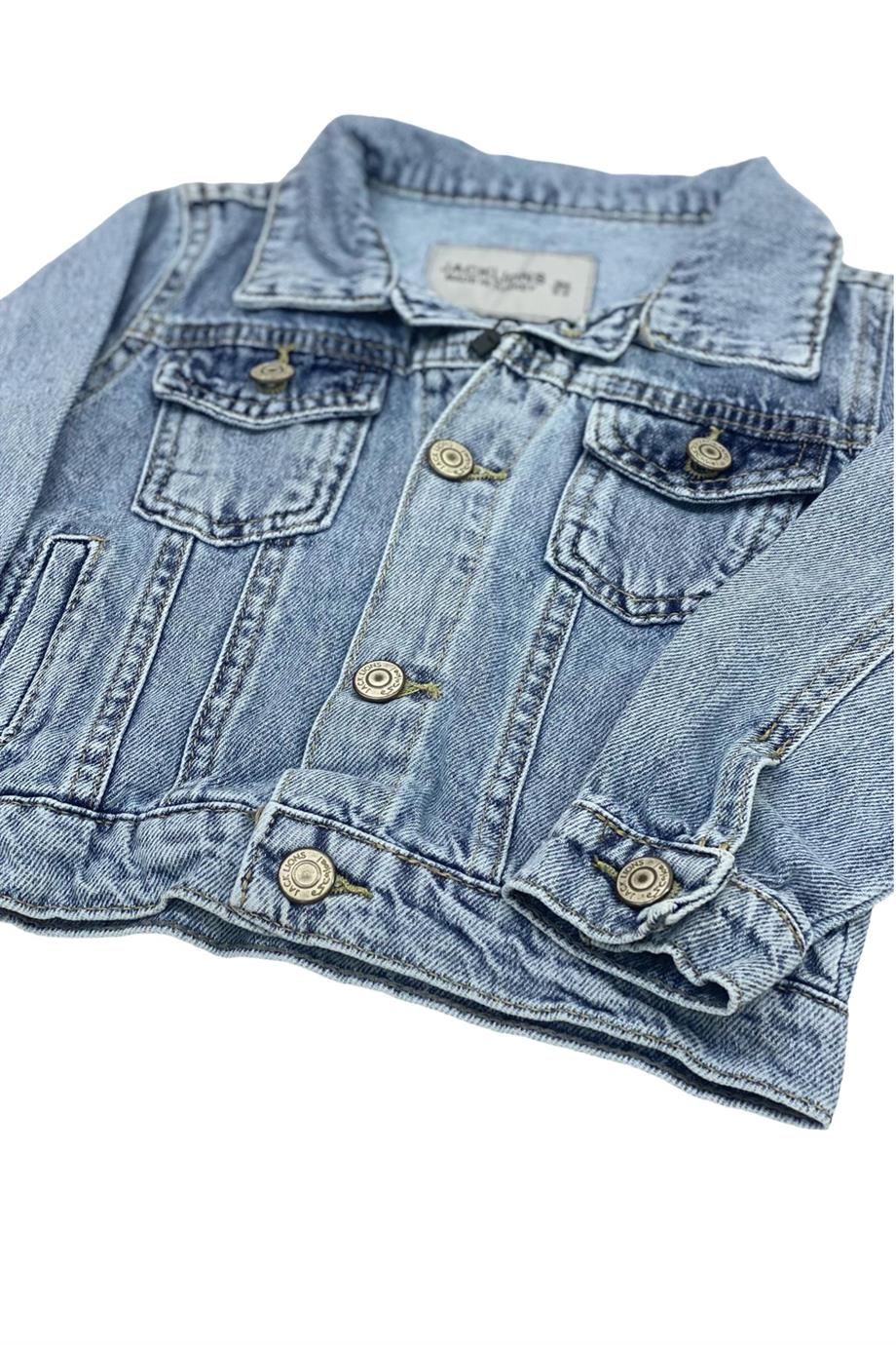 Mojo Erkek Bebek Denim Ceket 22248 Kot Mavi