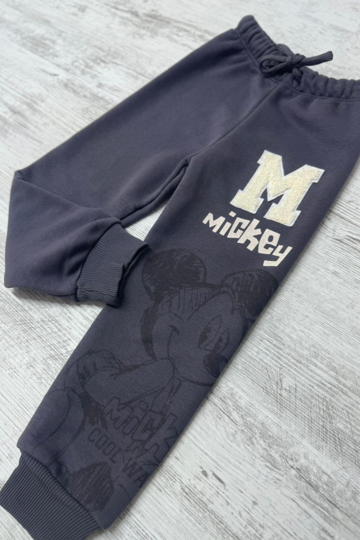 Mojo Erkek Çocuk 2-8 Yaş Mickey Baskılı Eşofman Takımı 8024 Antrasit