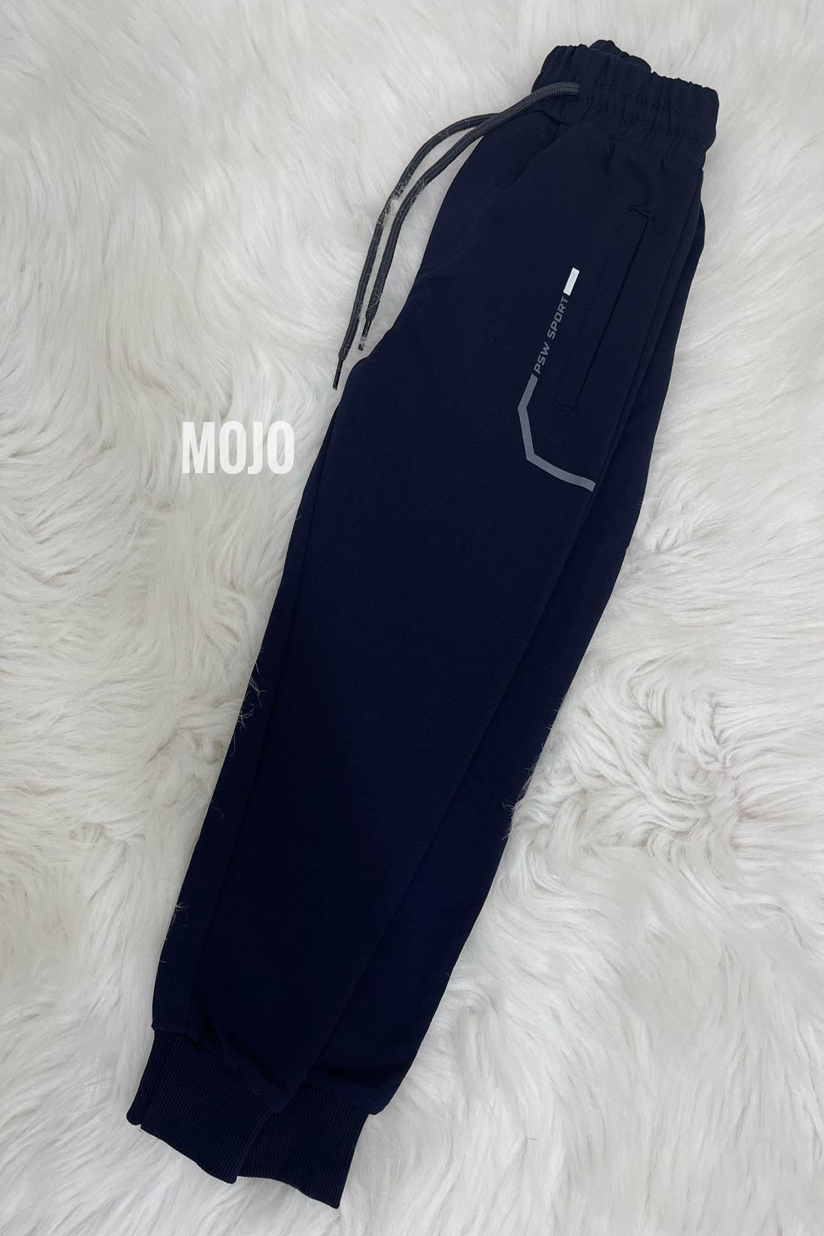 Mojo Erkek Çocuk Lastikli Paça Eşofman Altı 2151 Lacivert