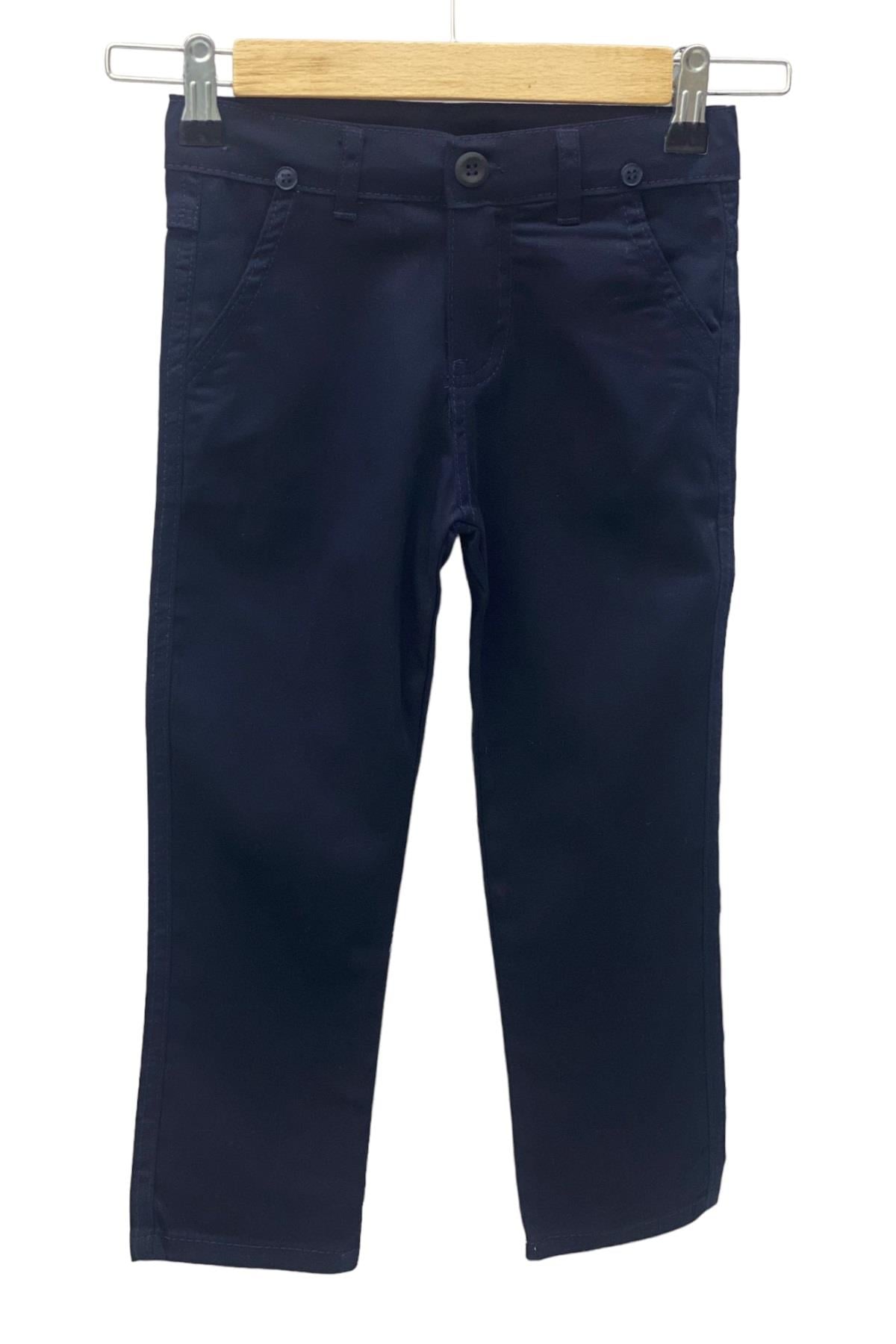 Mojo Erkek Çocuk 5-8 Yaş Papyonlu Gömlekli Pantolon Takım Lacivert-Beyaz