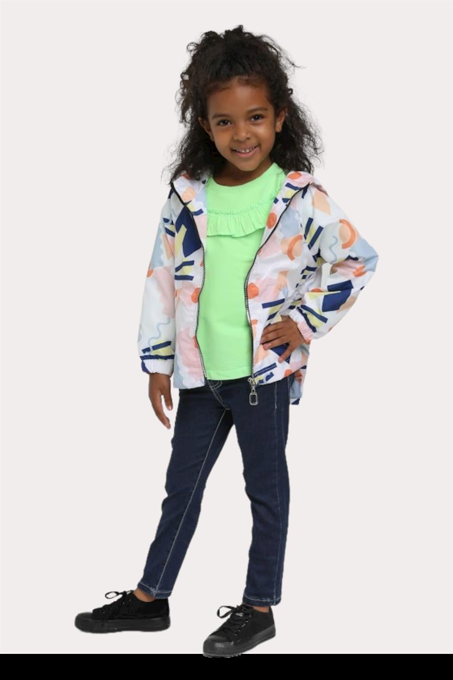 Mojo Kız Bebek Slim Fit Kot Pantolon 2067 Mavi