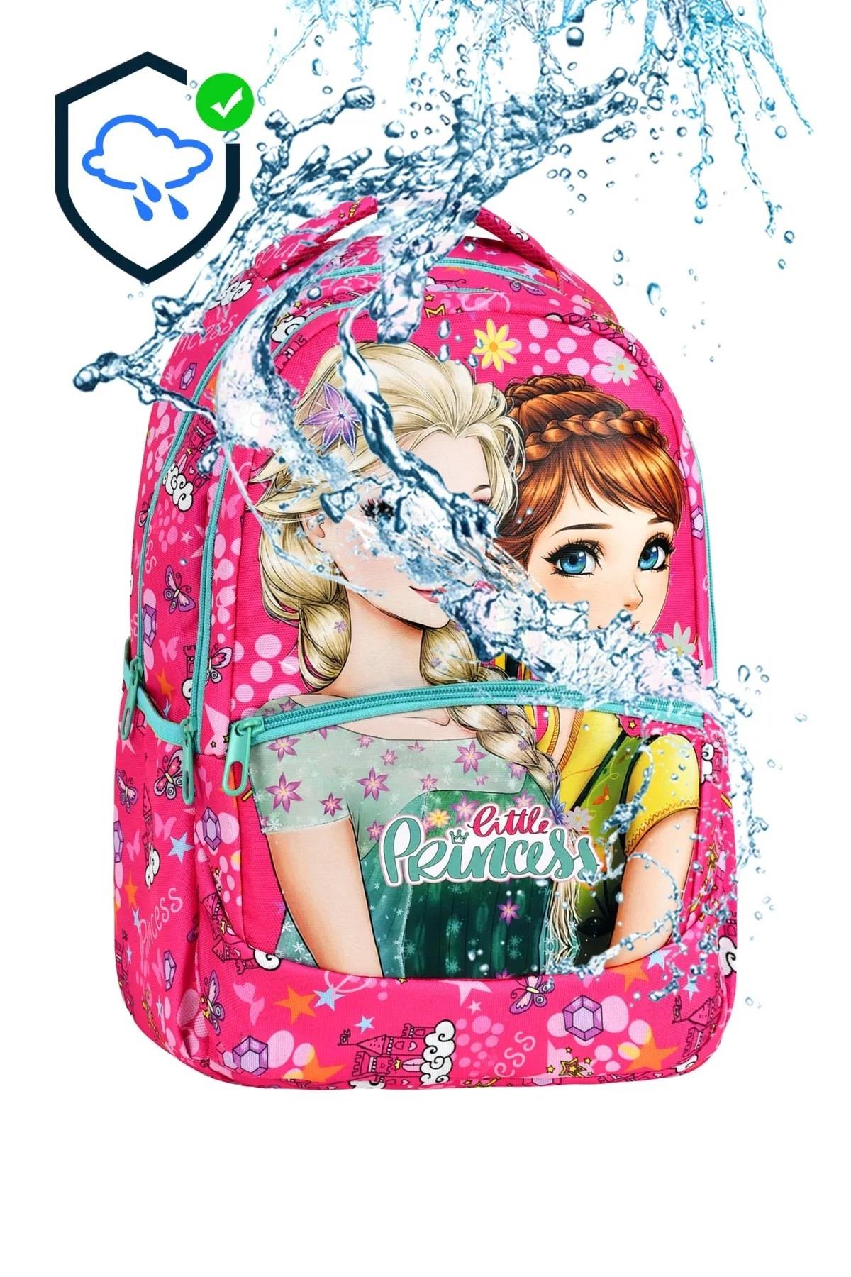 Mojo Kız Çocuk Frozen Desenli Beslenme Ve Sırt Çantası 2513 Fuşya