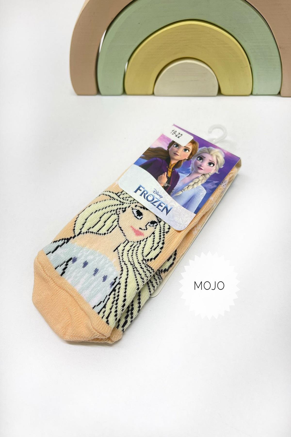 Mojo Kız Çocuk Lisanslı Disnep Soket Çorap 2207 Somon