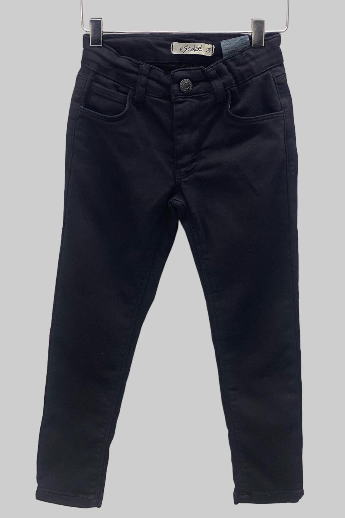 Mojo Kız Çocuk Ultra Esnek Renkli Denim Pantolon 2348 Siyah