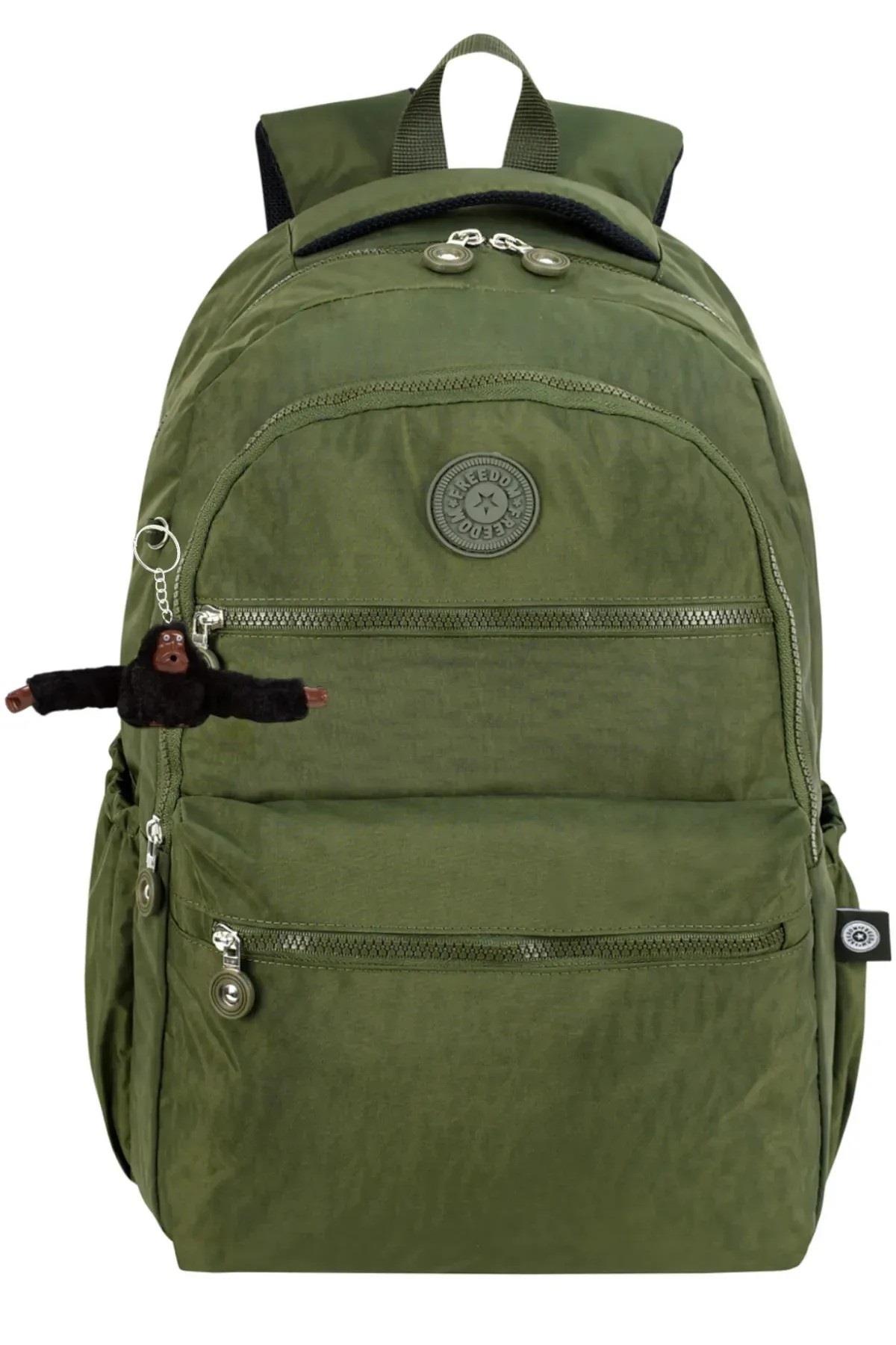 Mojo Unisex Çocuk Su Geçirmez Krinkıl Sırt Çantası 2408 Haki