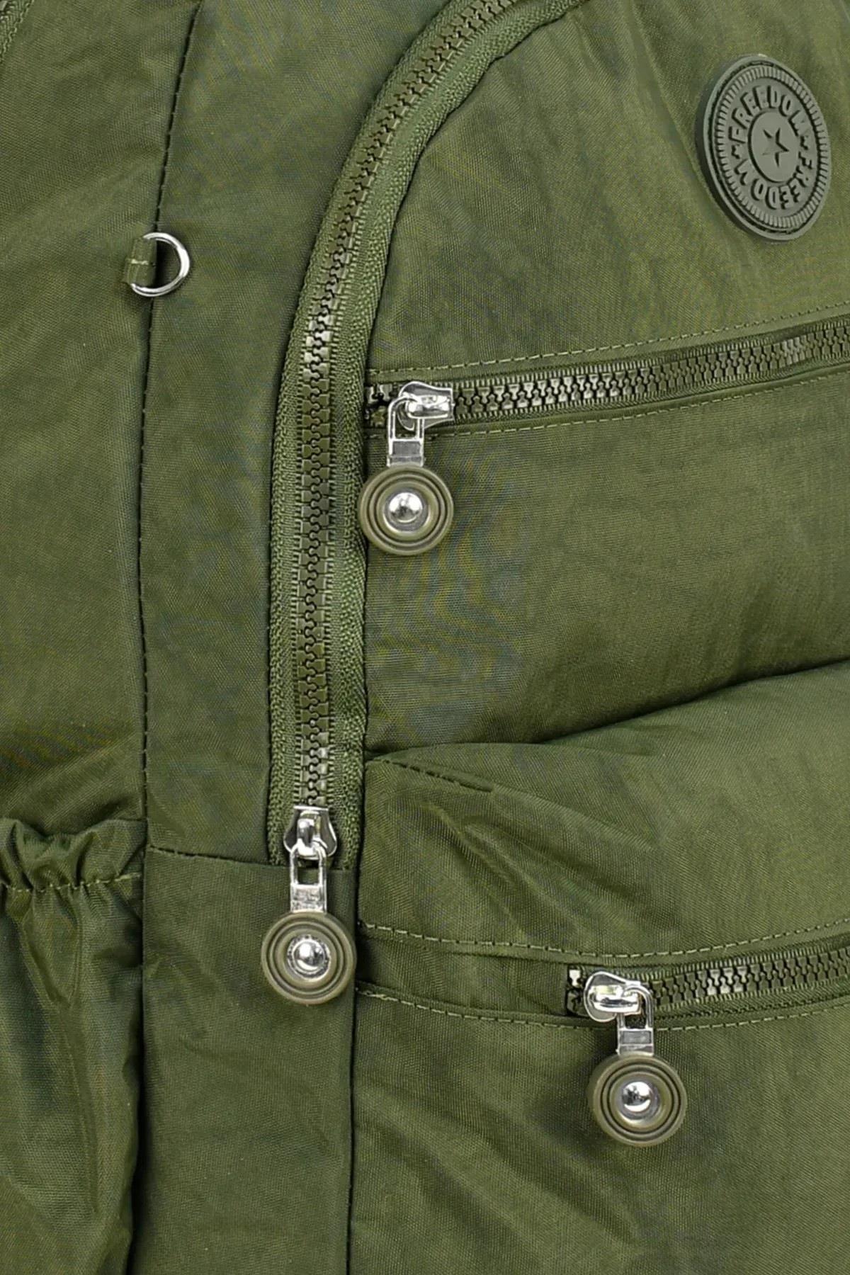 Mojo Unisex Çocuk Su Geçirmez Krinkıl Sırt Çantası 2408 Haki