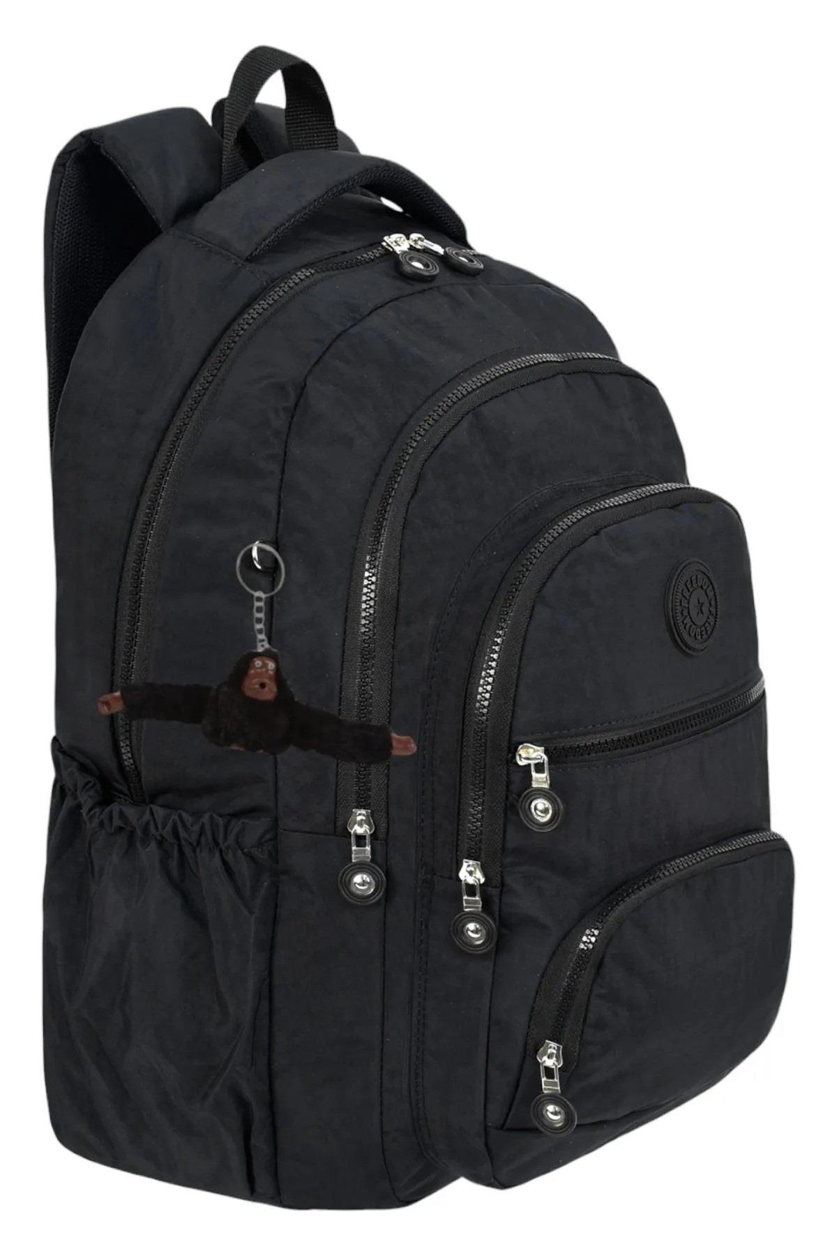 Mojo Unisex Çocuk Su Geçirmez Krinkıl Sırt Çantası 2408 Siyah