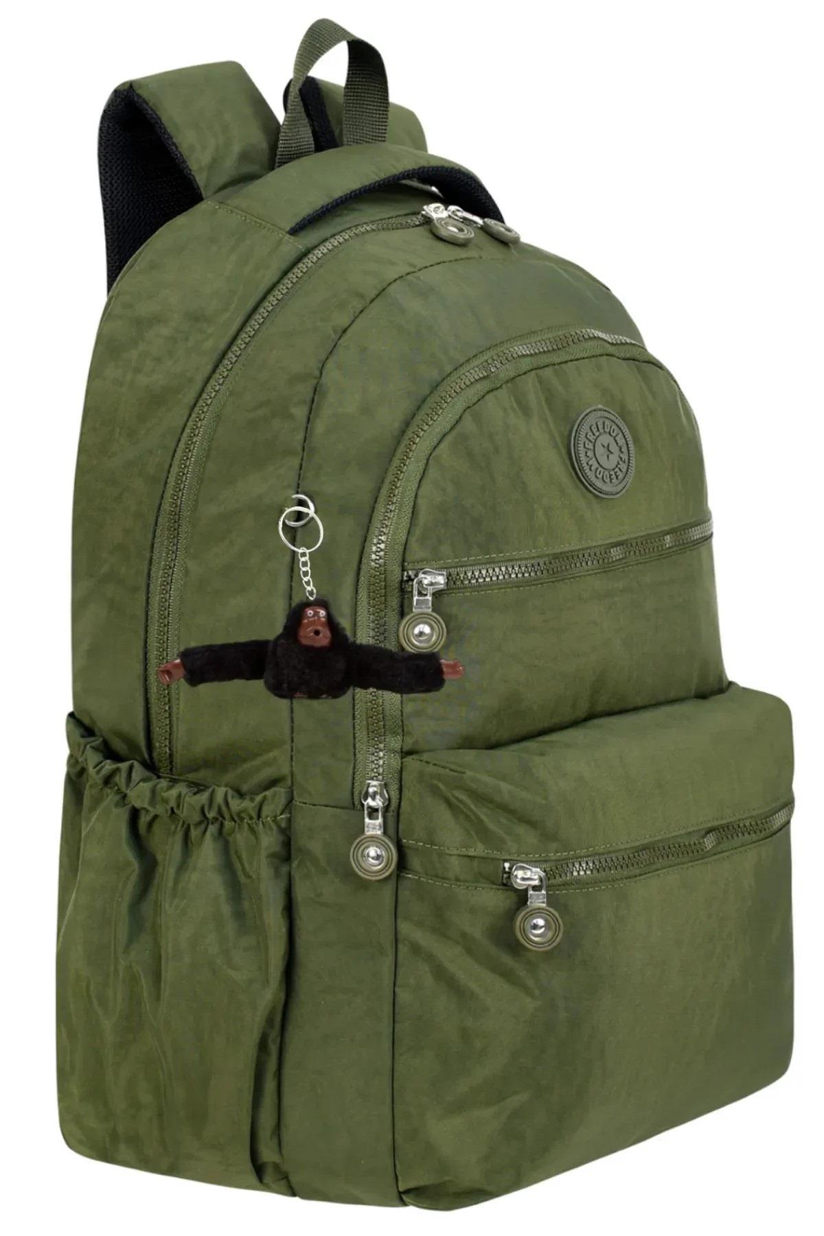 Mojo Unisex Çocuk Su Geçirmez Krinkıl Sırt Çantası 2408 Haki