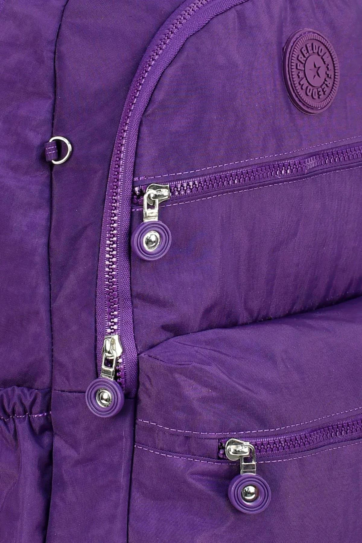 Mojo Unisex Çocuk Su Geçirmez Krinkıl Sırt Çantası 2408 Mor