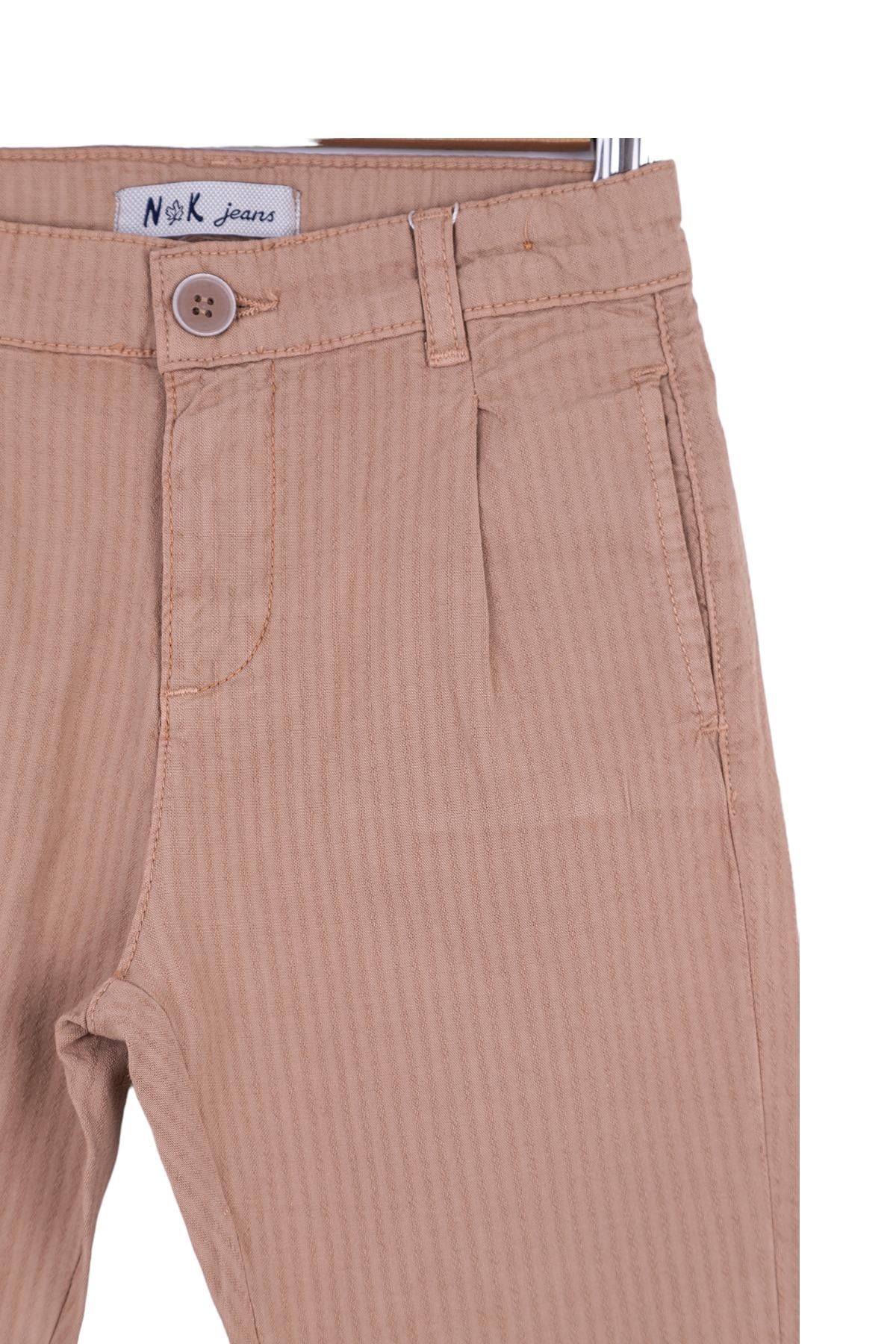 Nk Kids Erkek 4-8 Yaş Çocuk Dokuma Pantolon 64717 Camel