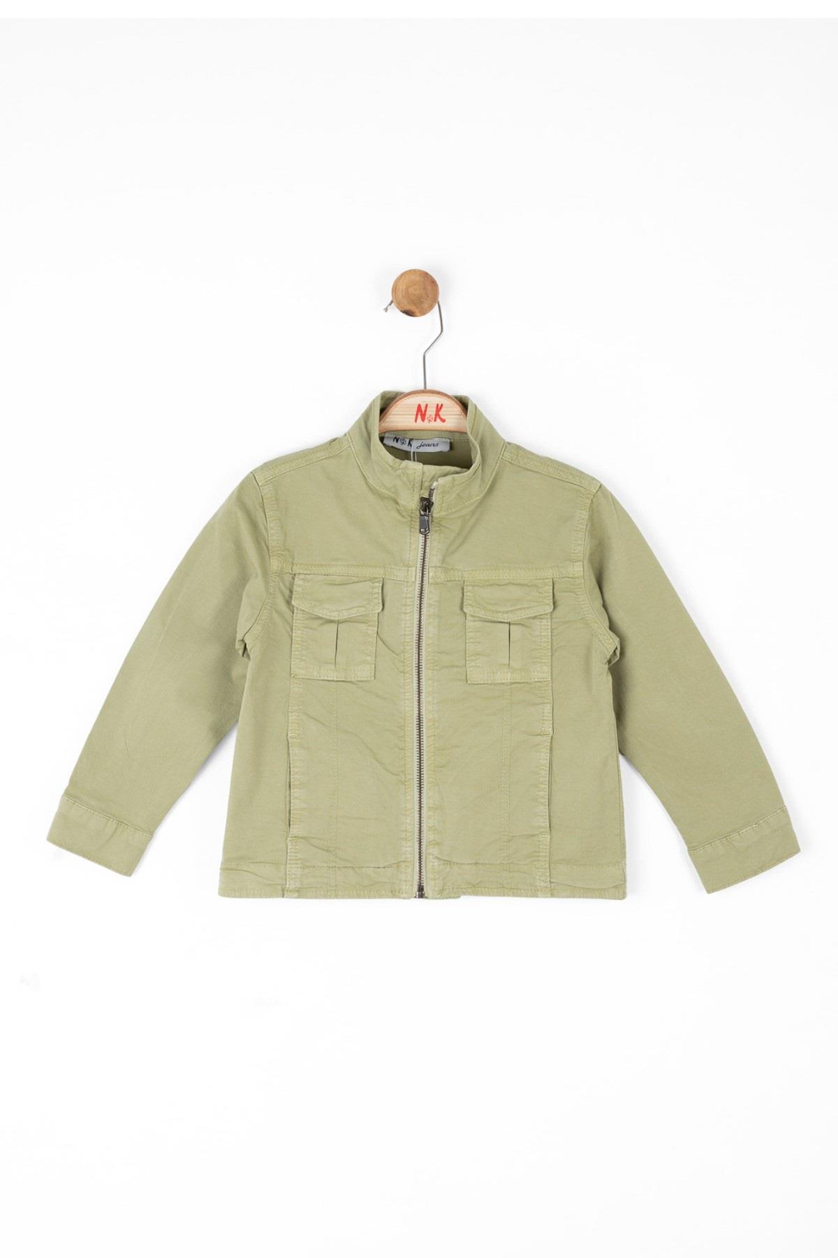 Nk Kids Erkek Çocuk 4-8 Yaş Hakim Yaka Mevsimlik Ceket 46700 Yeşil