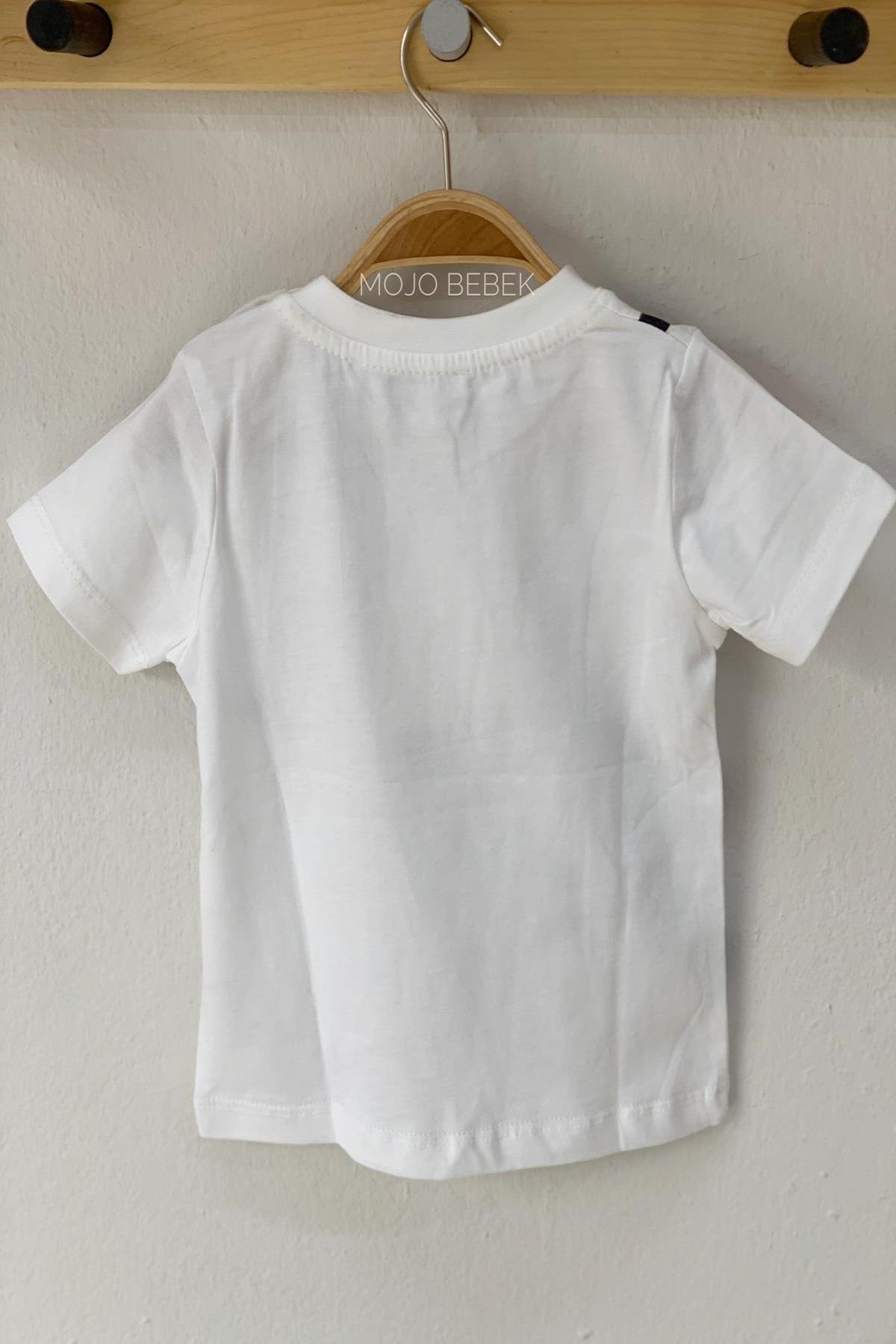 NK Kids Erkek Çocuk Çizgi Detaylı Kısa Kol T-shirt 42221