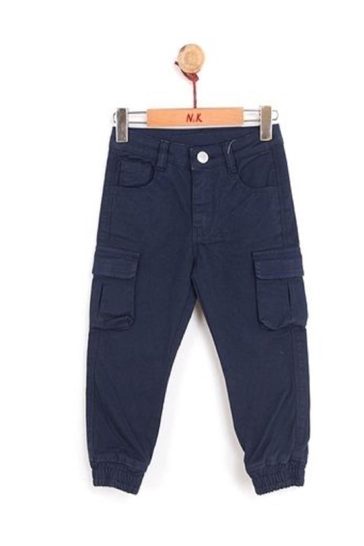 Nk Kids Erkek Çocuk Kargo Cepli Pantolon 64603 Lacivert