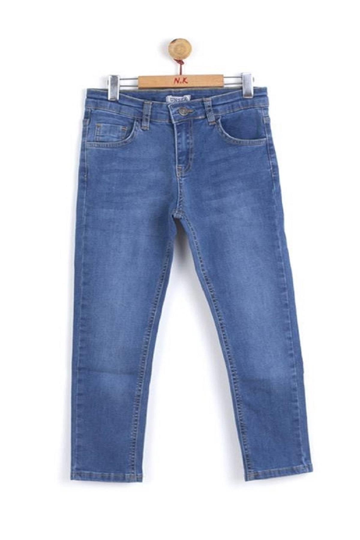 Nk Kids Erkek Çocuk Klasik Kesim Kot Pantolon 62728 Kot Mavi