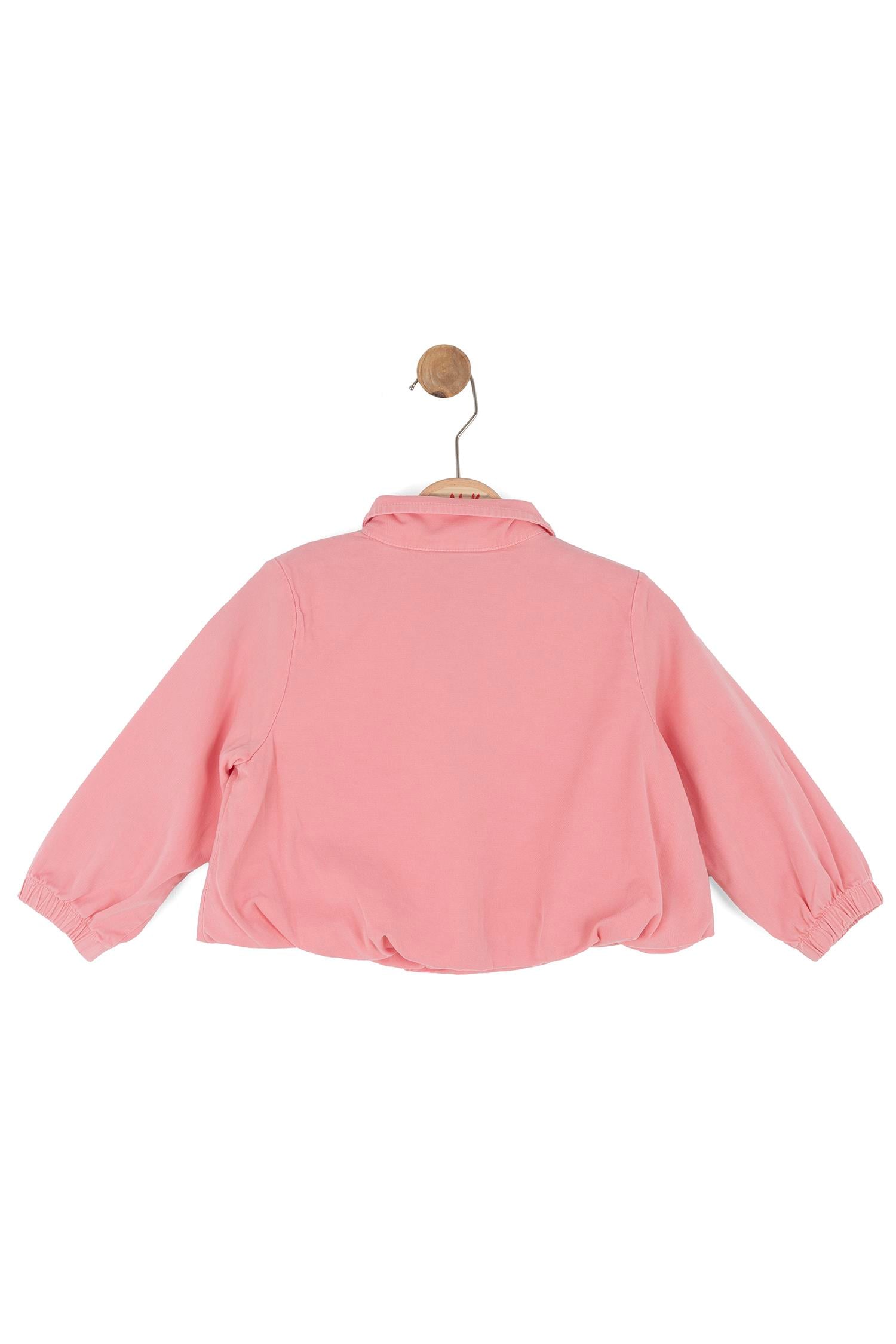 Nk Kids Kız Bebek 1-4 Yaş Çimalı Blommer Ceket Pudra