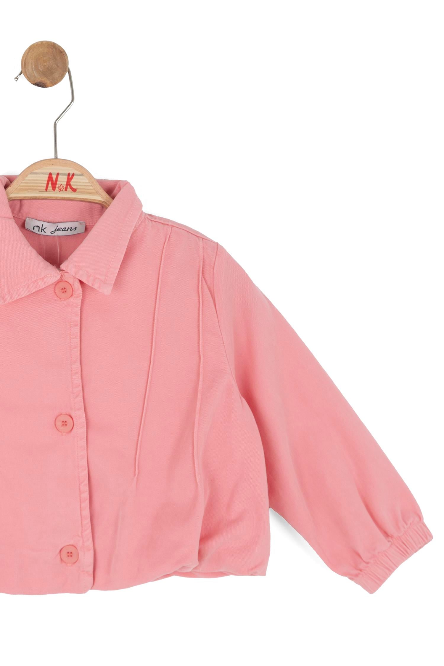 Nk Kids Kız Bebek 1-4 Yaş Çimalı Blommer Ceket Pudra