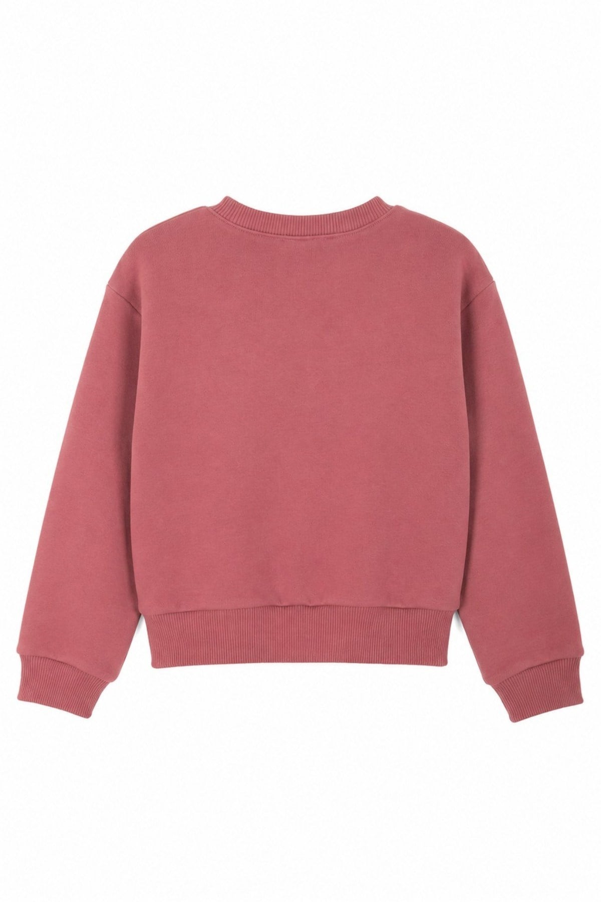 Nk Kids Kız Bebek 1-4 Yaş Nakış Detaylı İki İplik Sweatshirt Mürdüm