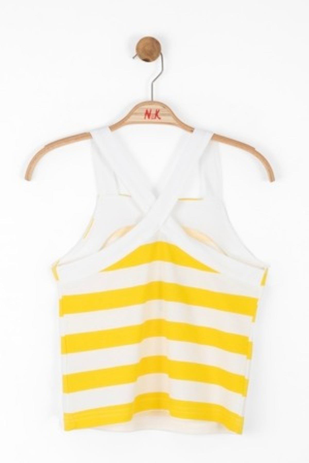 Nk Kids Kız Çocuk 8-14 Yaş Askılı Crop 36411 Sarı