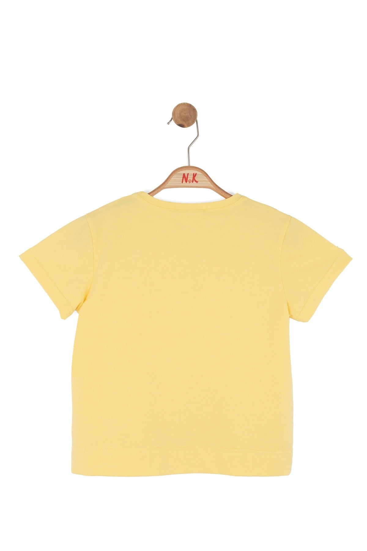 Nk Kids Kız Çocuk 8-14 Yaş Çiçek Baskılı Kısa Kol T-shirt Sarı