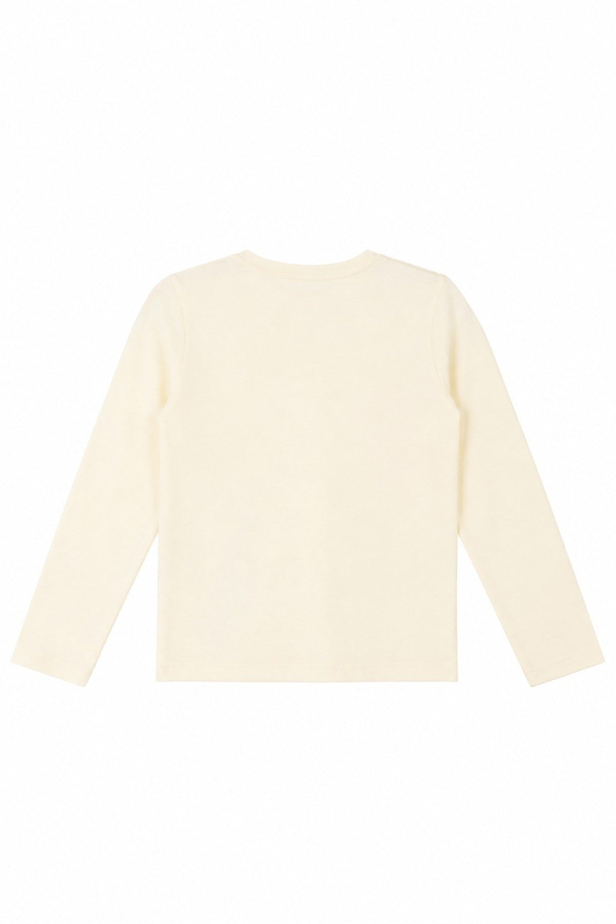 Nk Kids Kız Çocuk 8-14 Yaş Desenli Uzunkol Body Krem