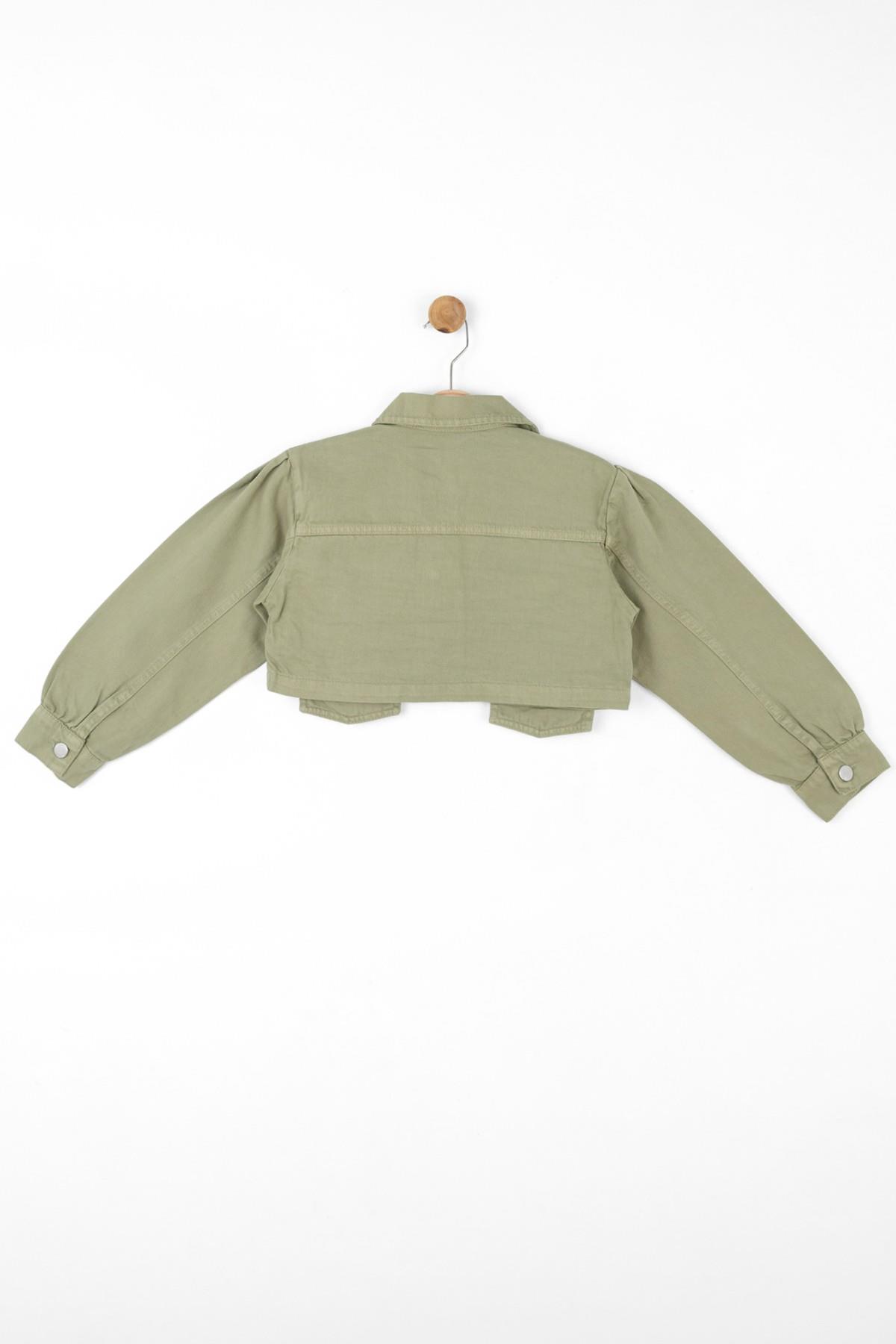 Nk Kids Kız Çocuk Crop Mevsimlik Ceket 36704 Haki