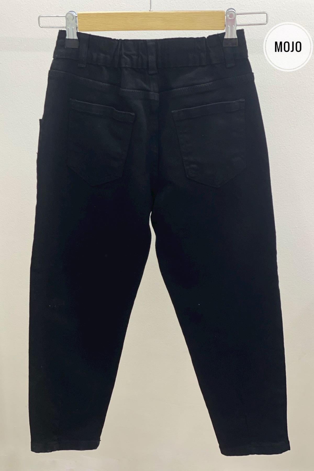 NK Kids Kız Çocuk Pensli Gabardin Pantolon 51727 Siyah