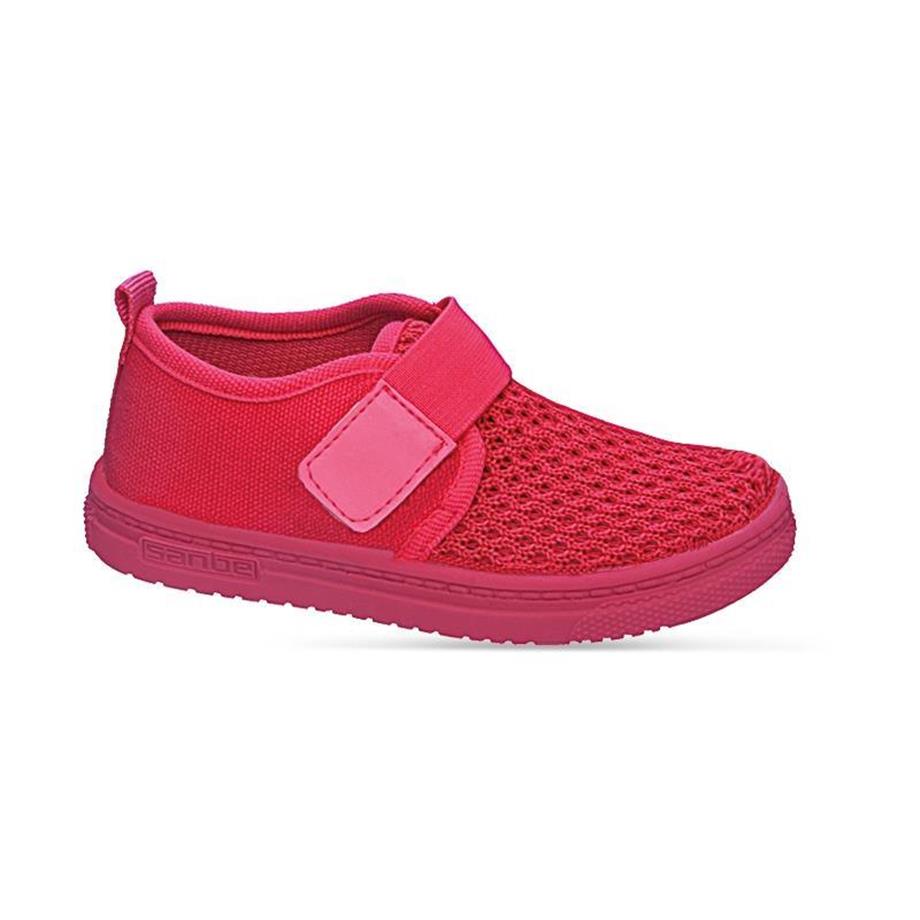 Sanbe Unisex Çocuk 20-25 Keten Ayakkabı 401 N 002 Fuşya
