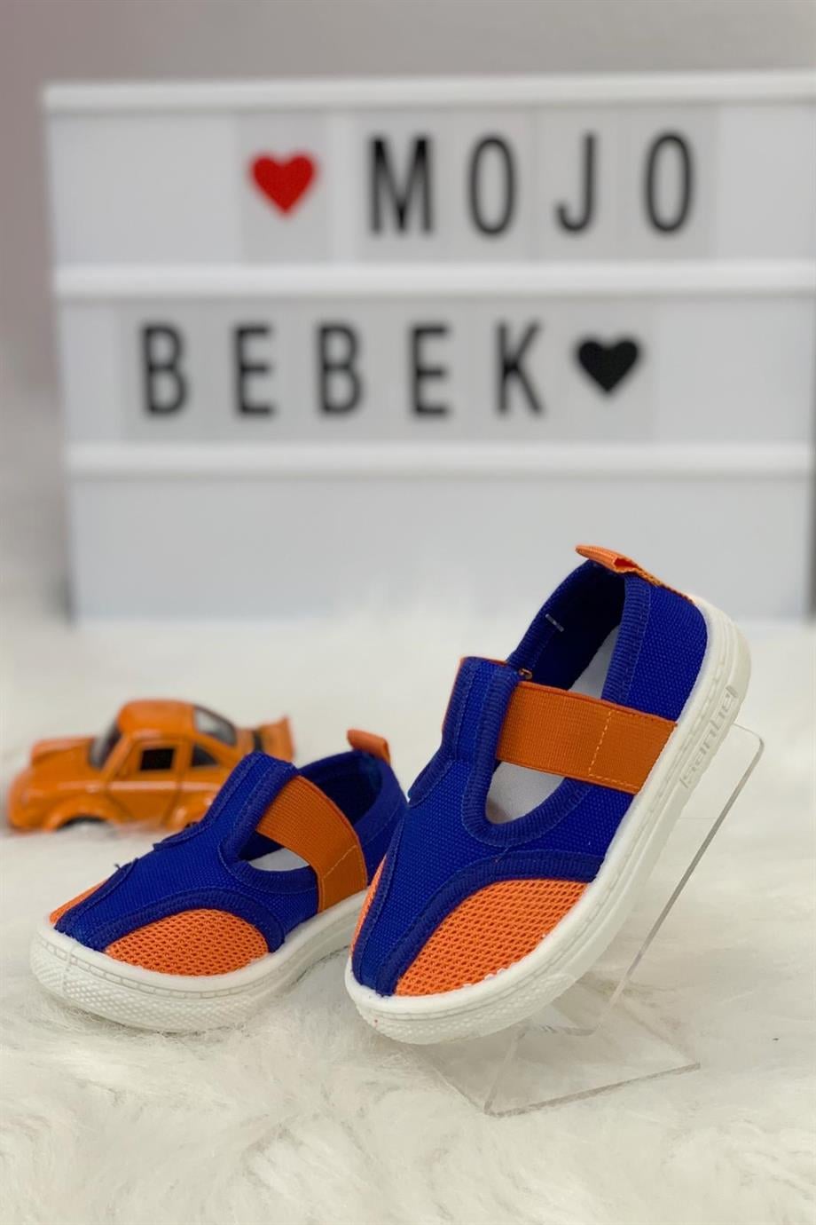 Sanbe Unisex Çocuk 20-25 Keten Ayakkabı 401 N 012 Saks