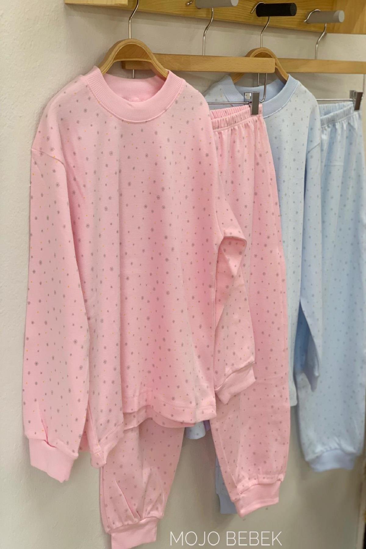 Sebi Kar Taneli Pijama Takımı 2230 Mavi